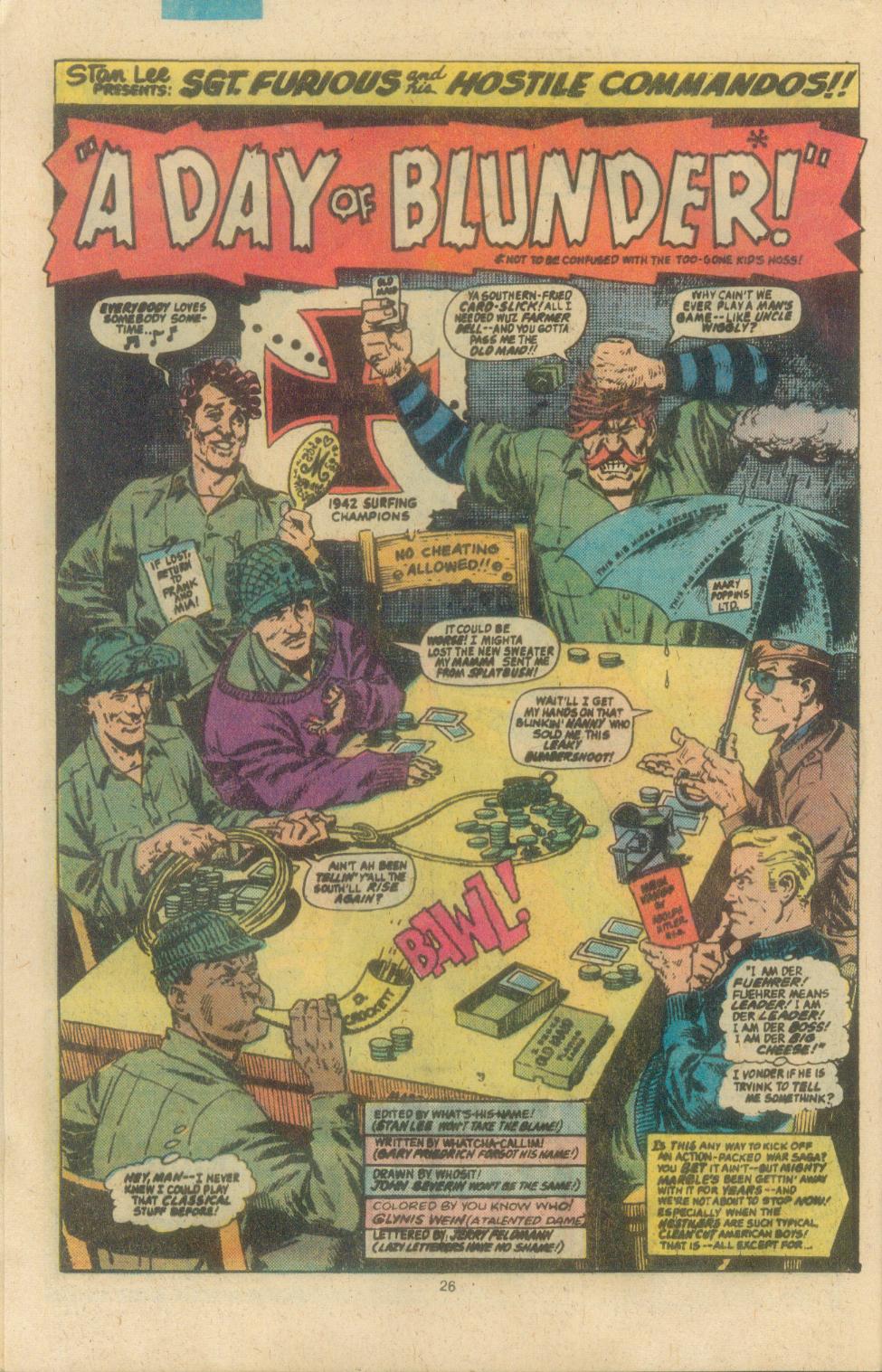 Read online Sgt. Fury comic -  Issue #162 - 28