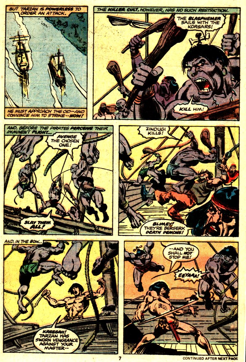 Read online Tarzan (1977) comic -  Issue #19 - 7