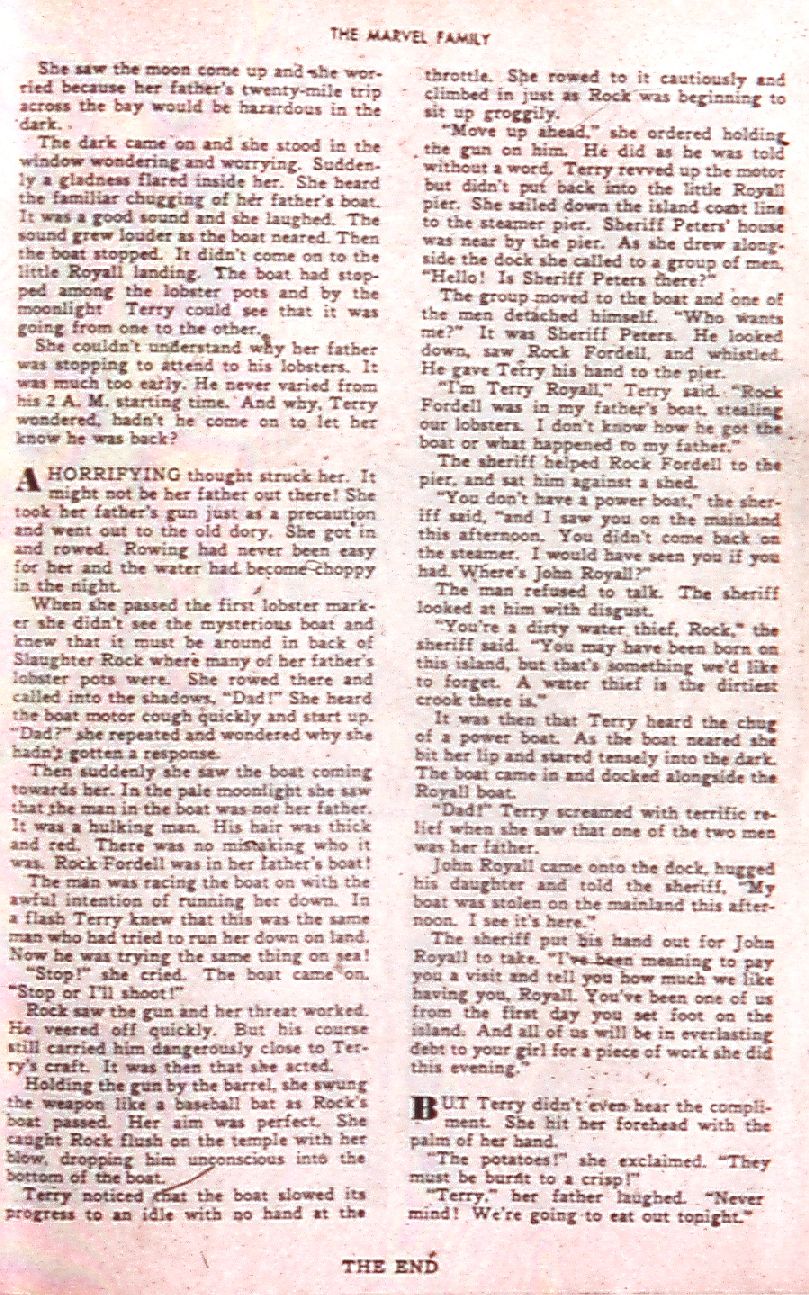 Read online The Marvel Family comic -  Issue #31 - 39