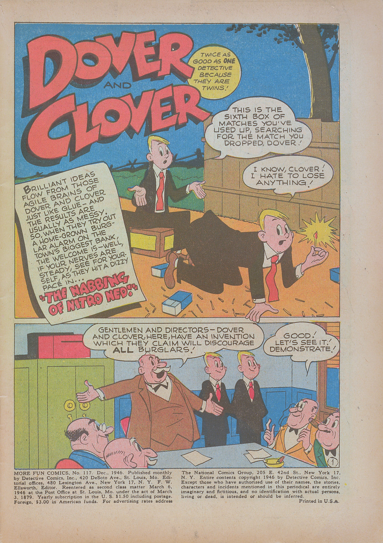 Read online More Fun Comics comic -  Issue #117 - 3