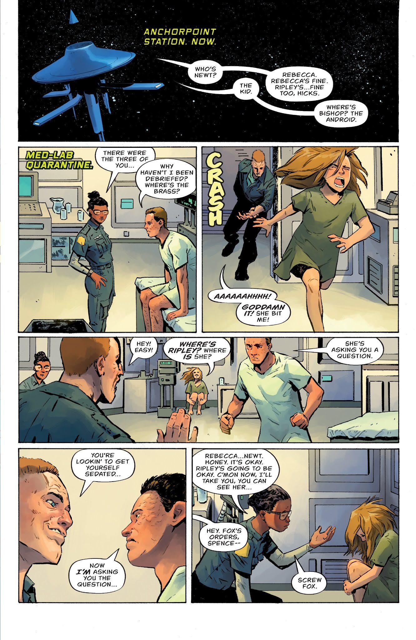 Read online William Gibson's Alien 3 comic -  Issue #2 - 5