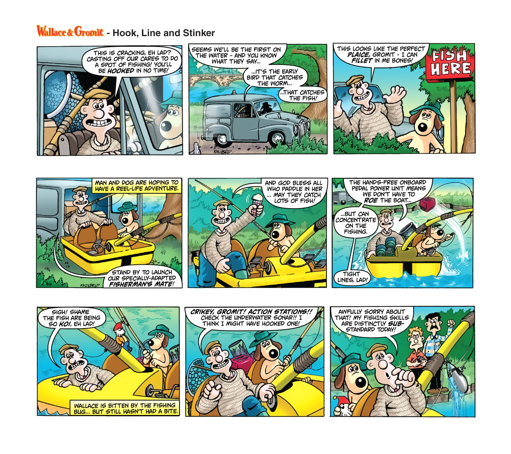 Read online Wallace & Gromit Dailies comic -  Issue #6 - 16