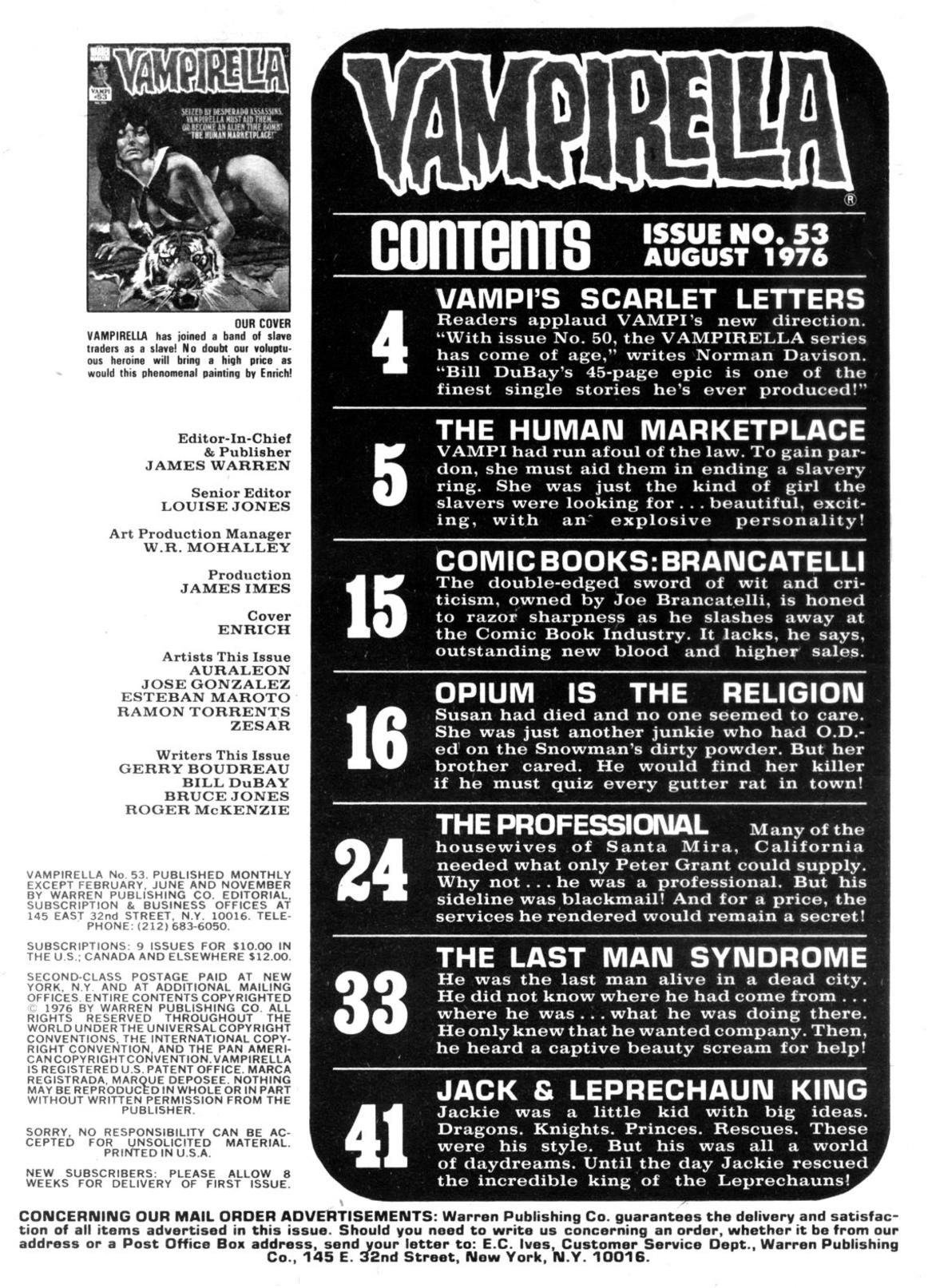 Read online Vampirella (1969) comic -  Issue #53 - 3