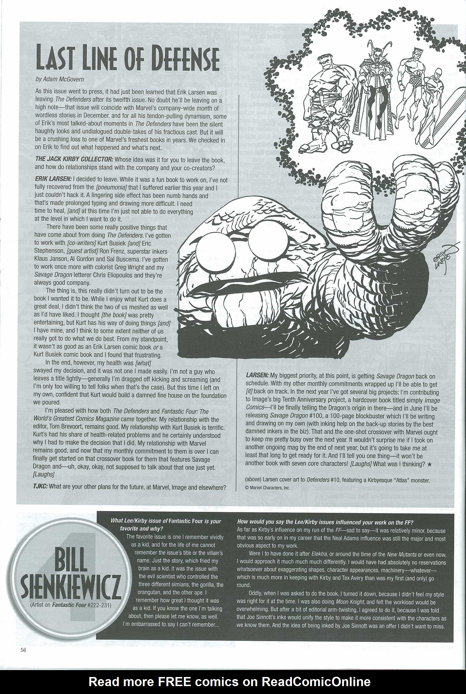 Read online The Jack Kirby Collector comic -  Issue #33 - 58