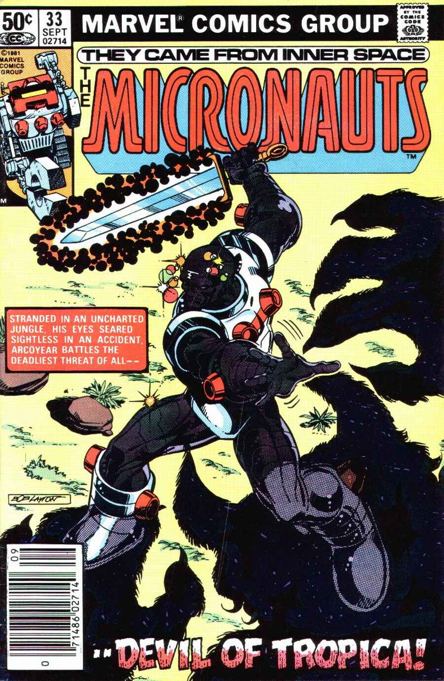 Read online Micronauts (1979) comic -  Issue #33 - 1