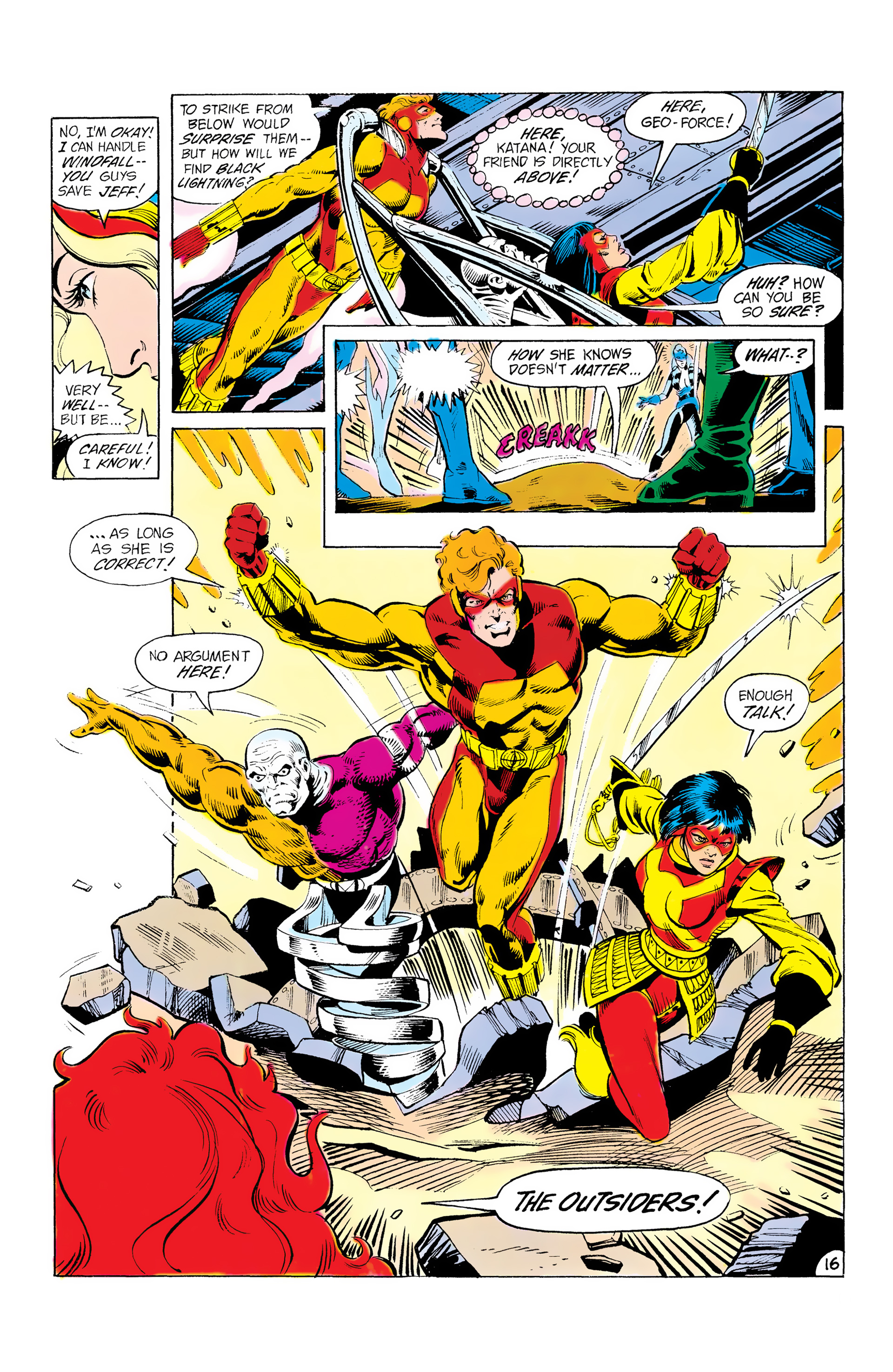 Read online Batman and the Outsiders (1983) comic -  Issue #10 - 17