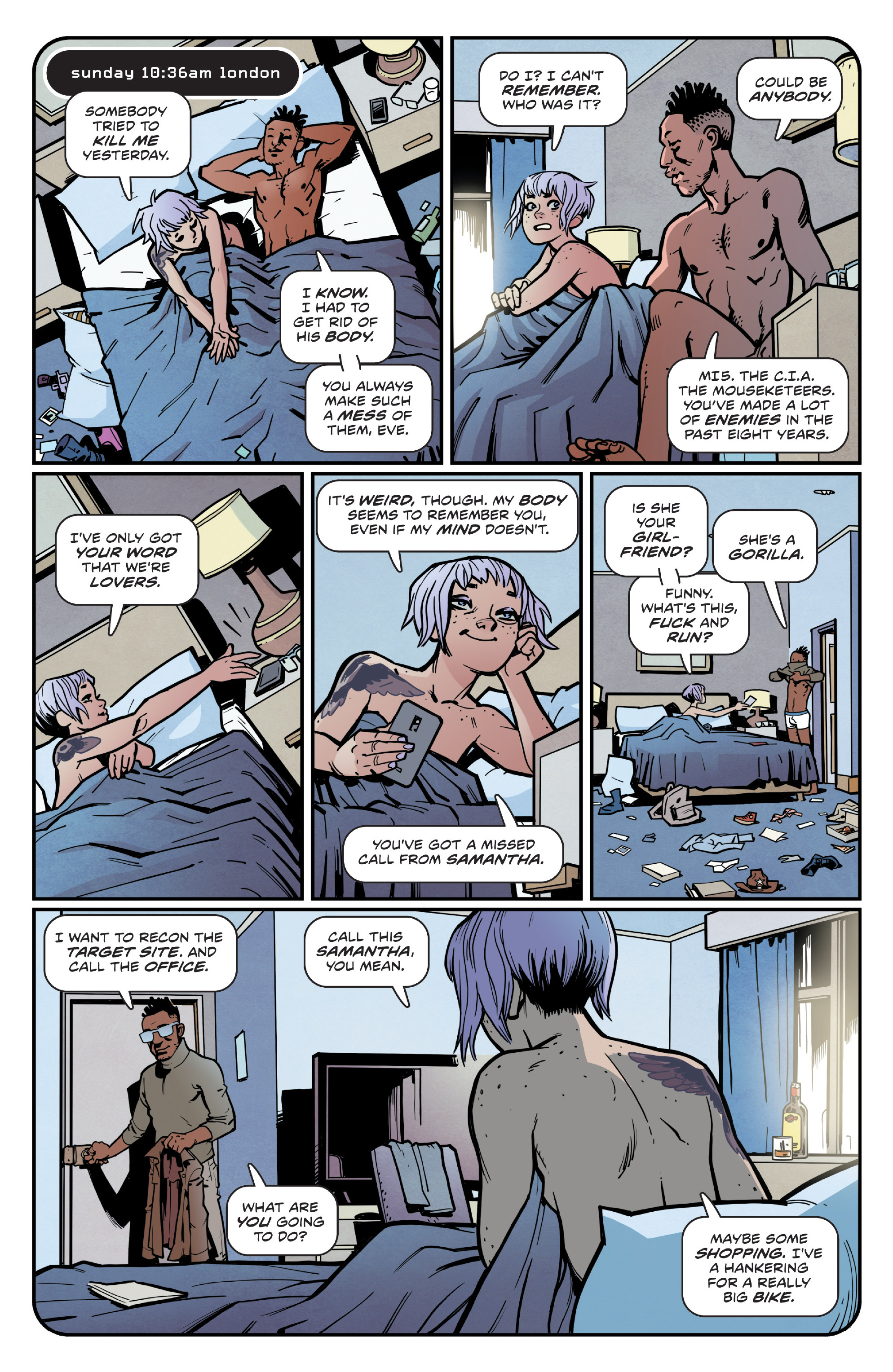 Read online Eve Stranger comic -  Issue #4 - 5
