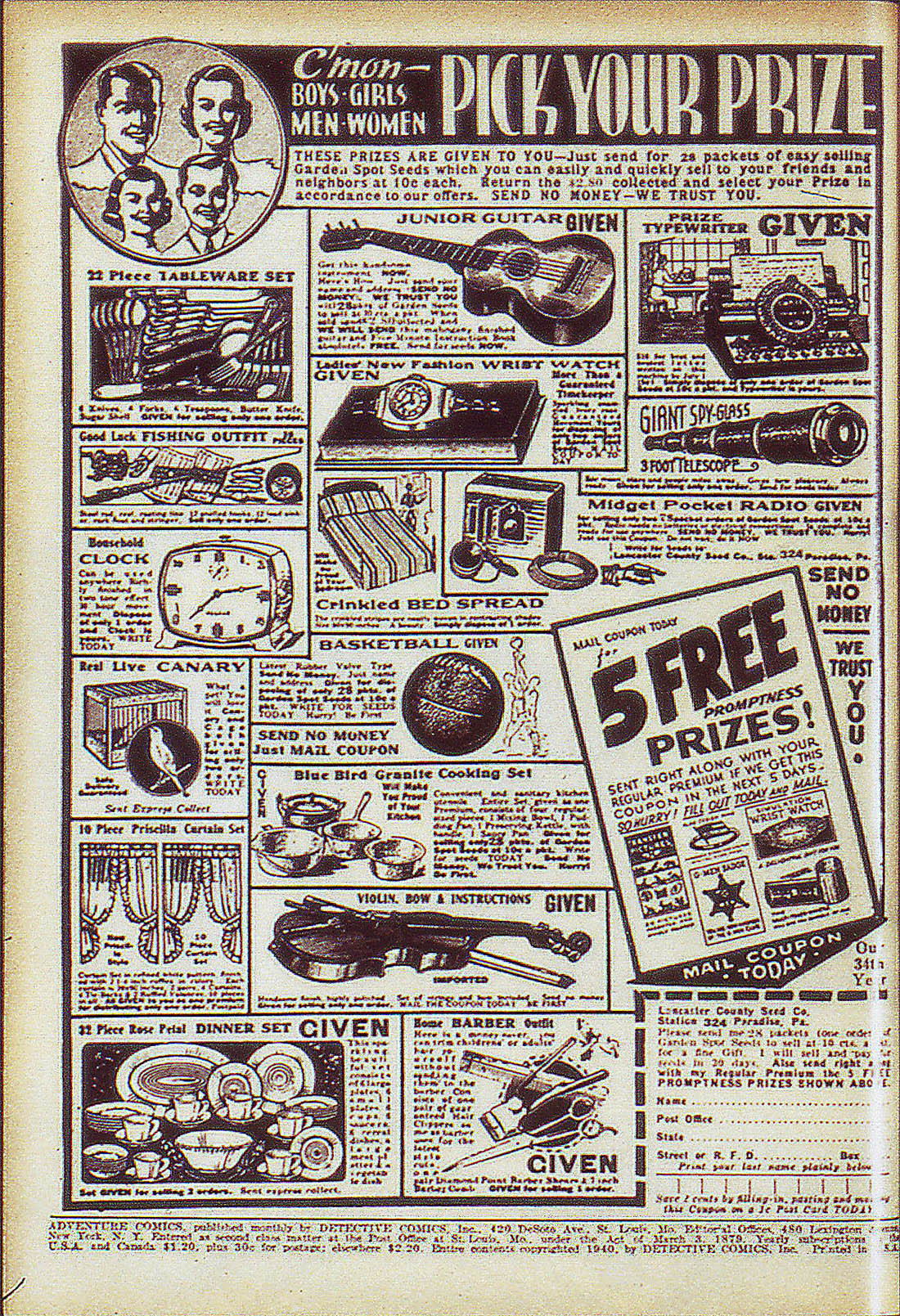 Read online Adventure Comics (1938) comic -  Issue #59 - 3
