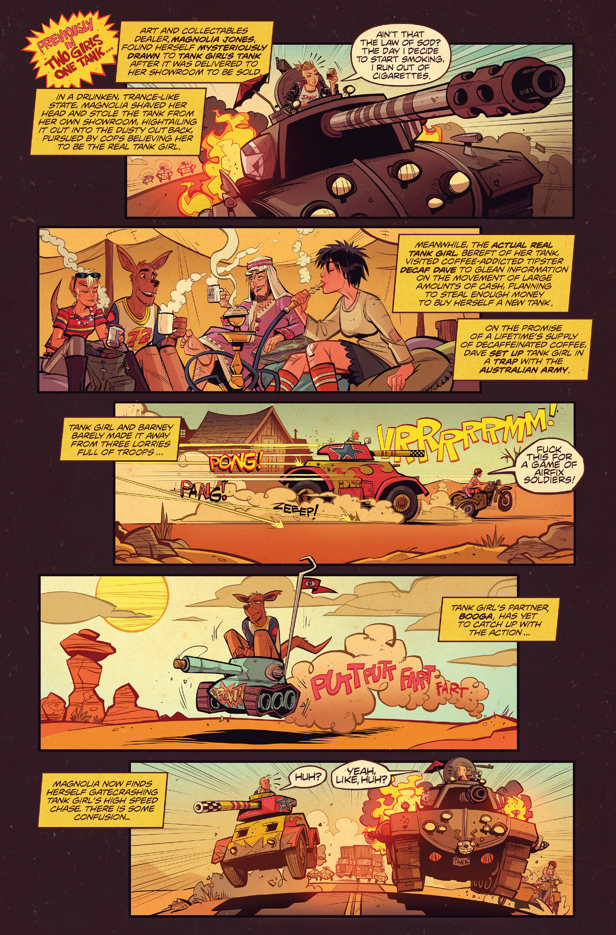 Read online Tank Girl: Two Girls, One Tank comic -  Issue #2 - 5