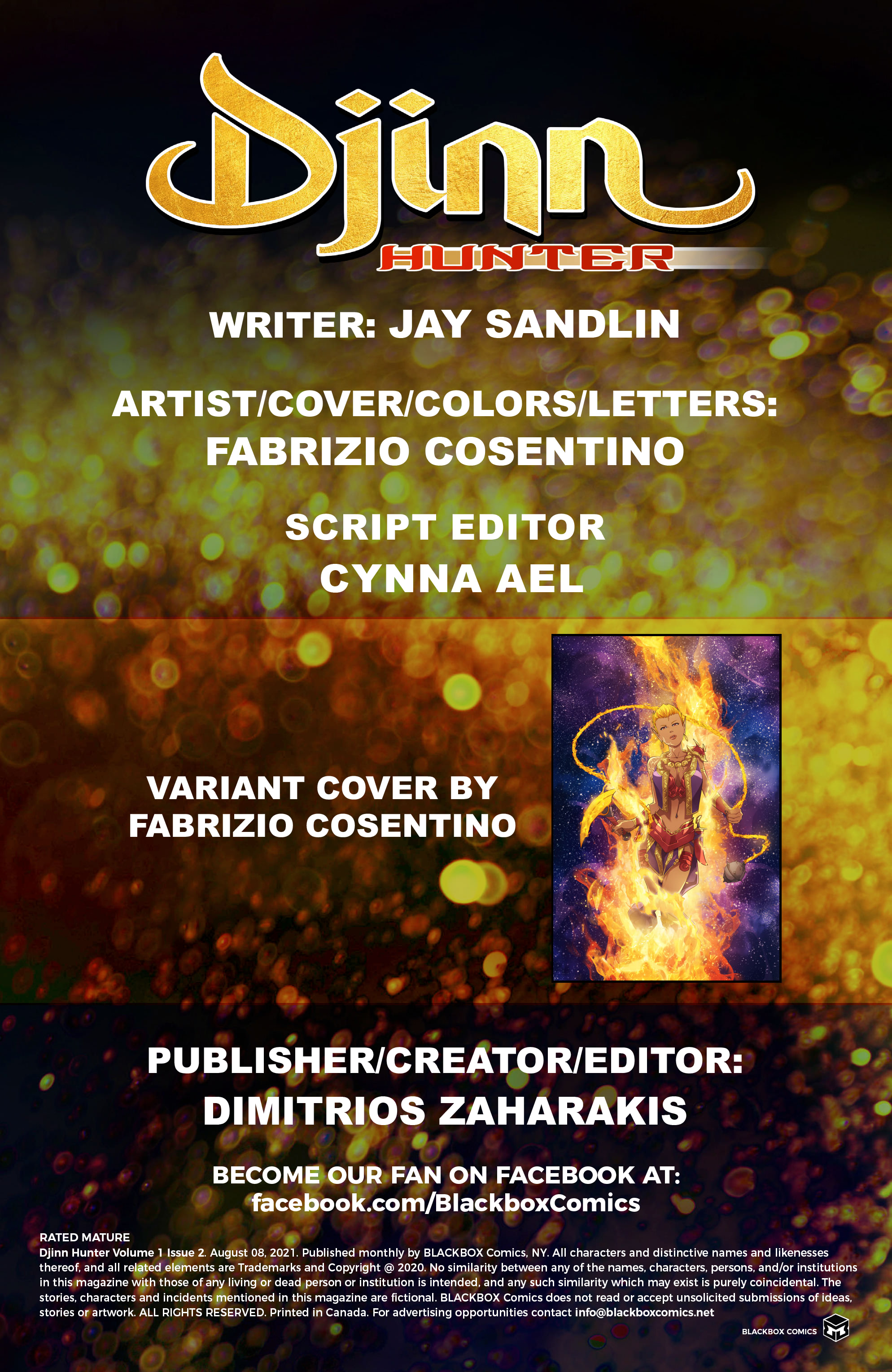 Read online Djinn Hunter comic -  Issue #2 - 2