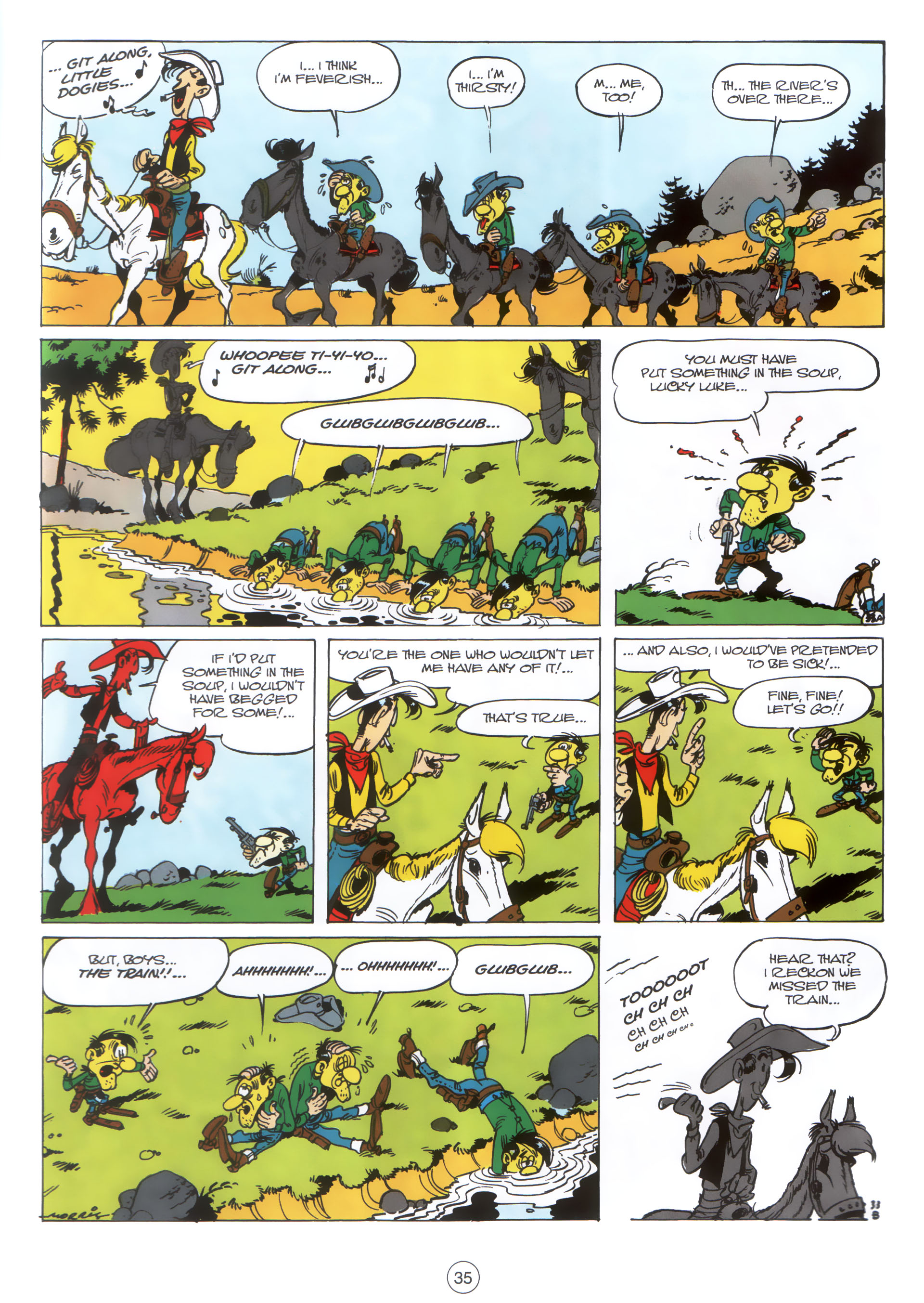 Read online A Lucky Luke Adventure comic -  Issue #30 - 34