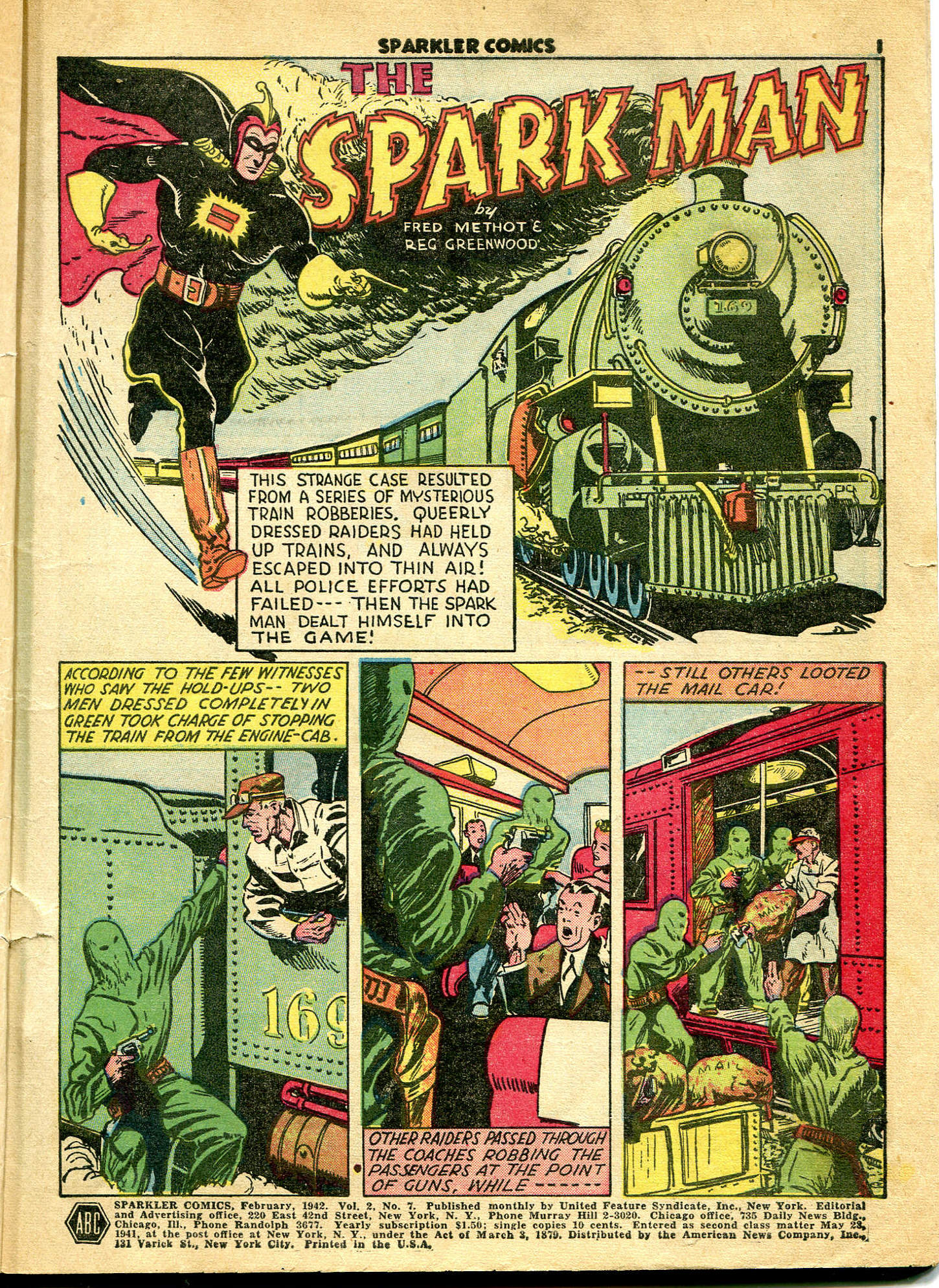 Read online Sparkler Comics comic -  Issue #7 - 3