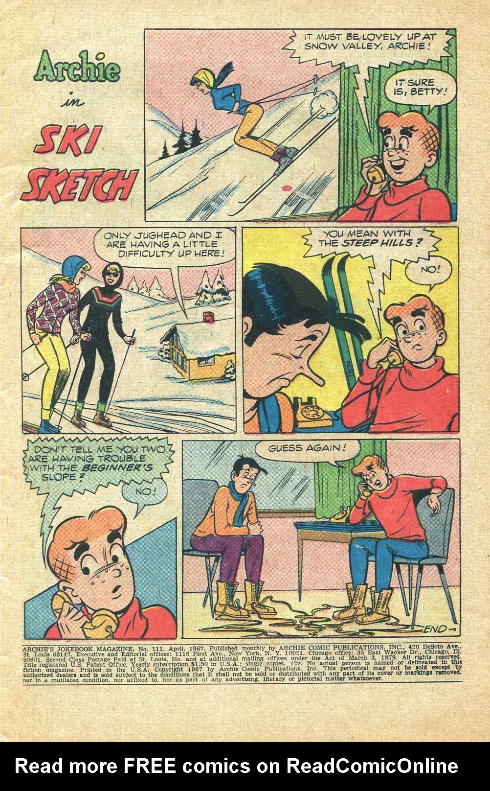 Read online Archie's Joke Book Magazine comic -  Issue #111 - 3