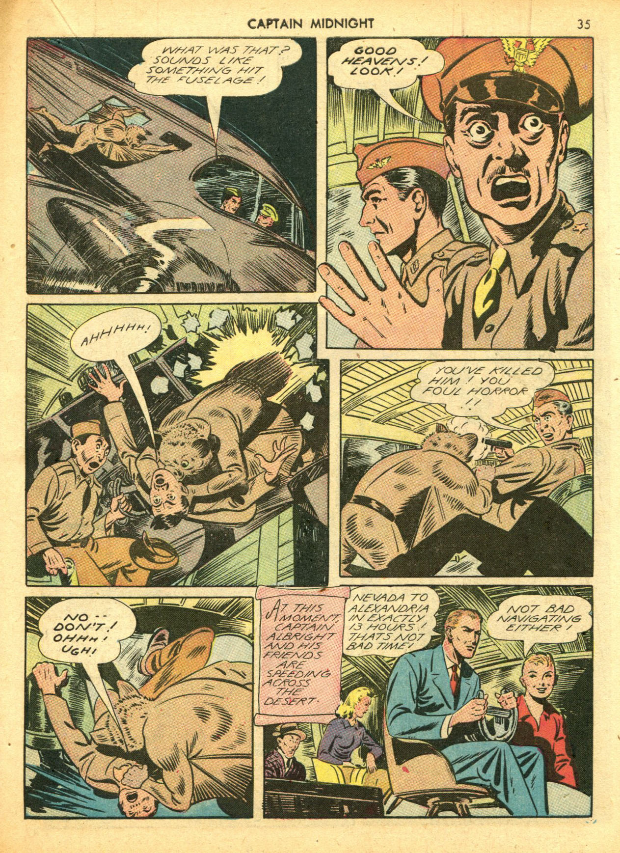 Read online Captain Midnight (1942) comic -  Issue #5 - 35