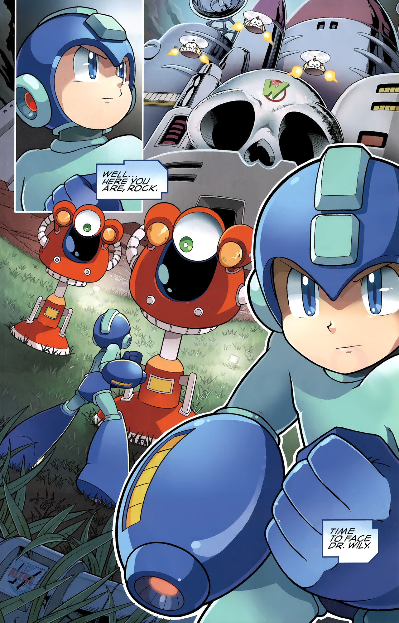 Read online Mega Man comic -  Issue #1 - 2