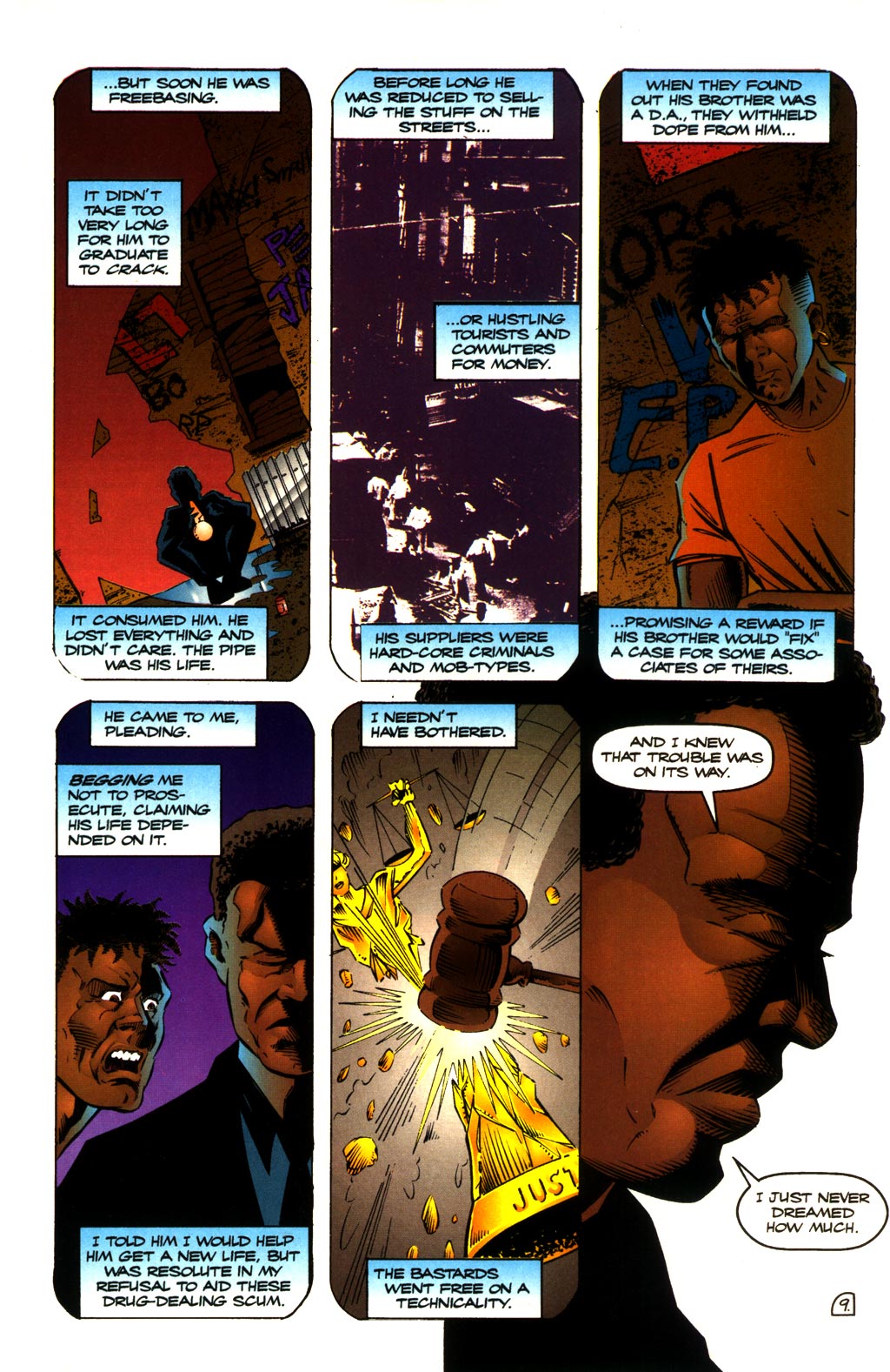 Read online ShadowHawk comic -  Issue #9 - 9