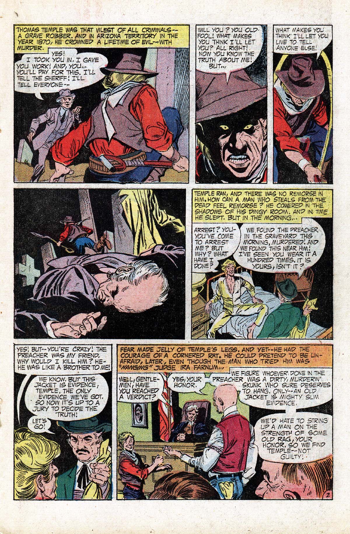Read online Weird Western Tales (1972) comic -  Issue #15 - 19