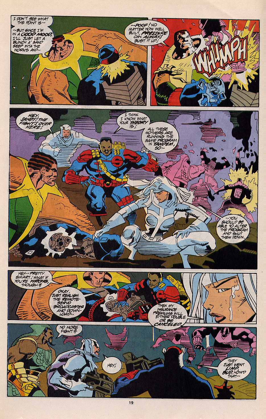 Read online Silver Sable and the Wild Pack comic -  Issue #12 - 17
