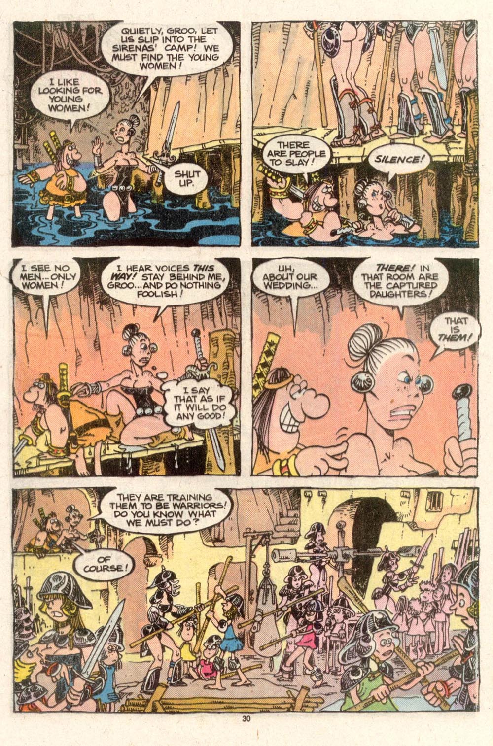 Read online Sergio Aragonés Groo the Wanderer comic -  Issue #50 - 30