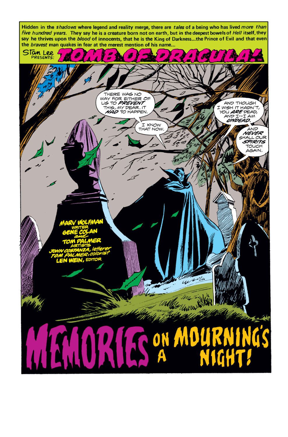 Read online Tomb of Dracula (1972) comic -  Issue #30 - 2