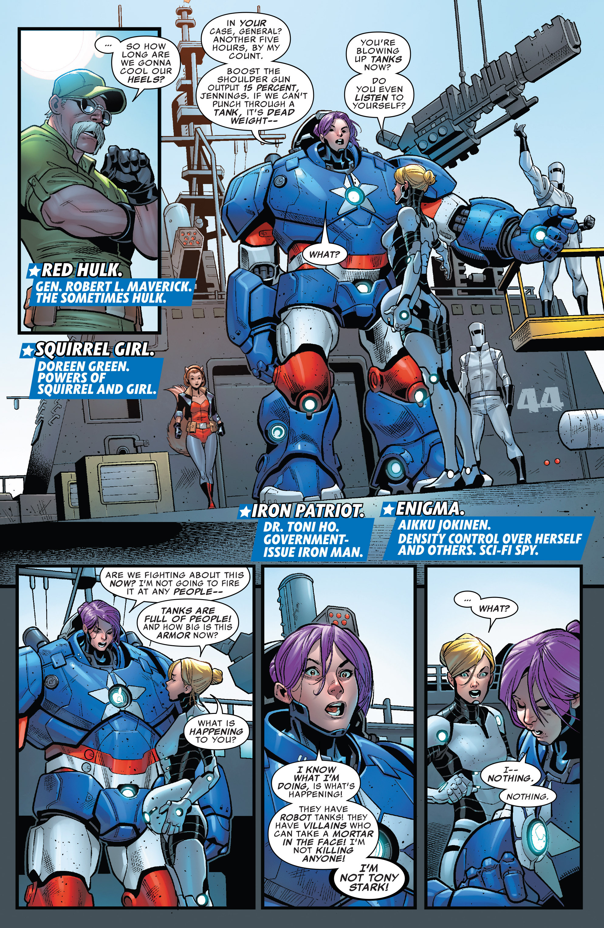 Read online U.S.Avengers comic -  Issue #6 - 12