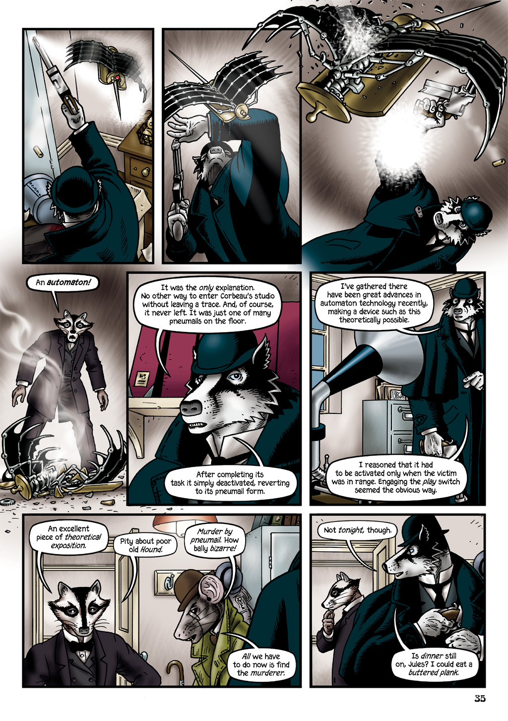 Read online Grandville comic -  Issue # Vol. 3 Bete Noire - 38