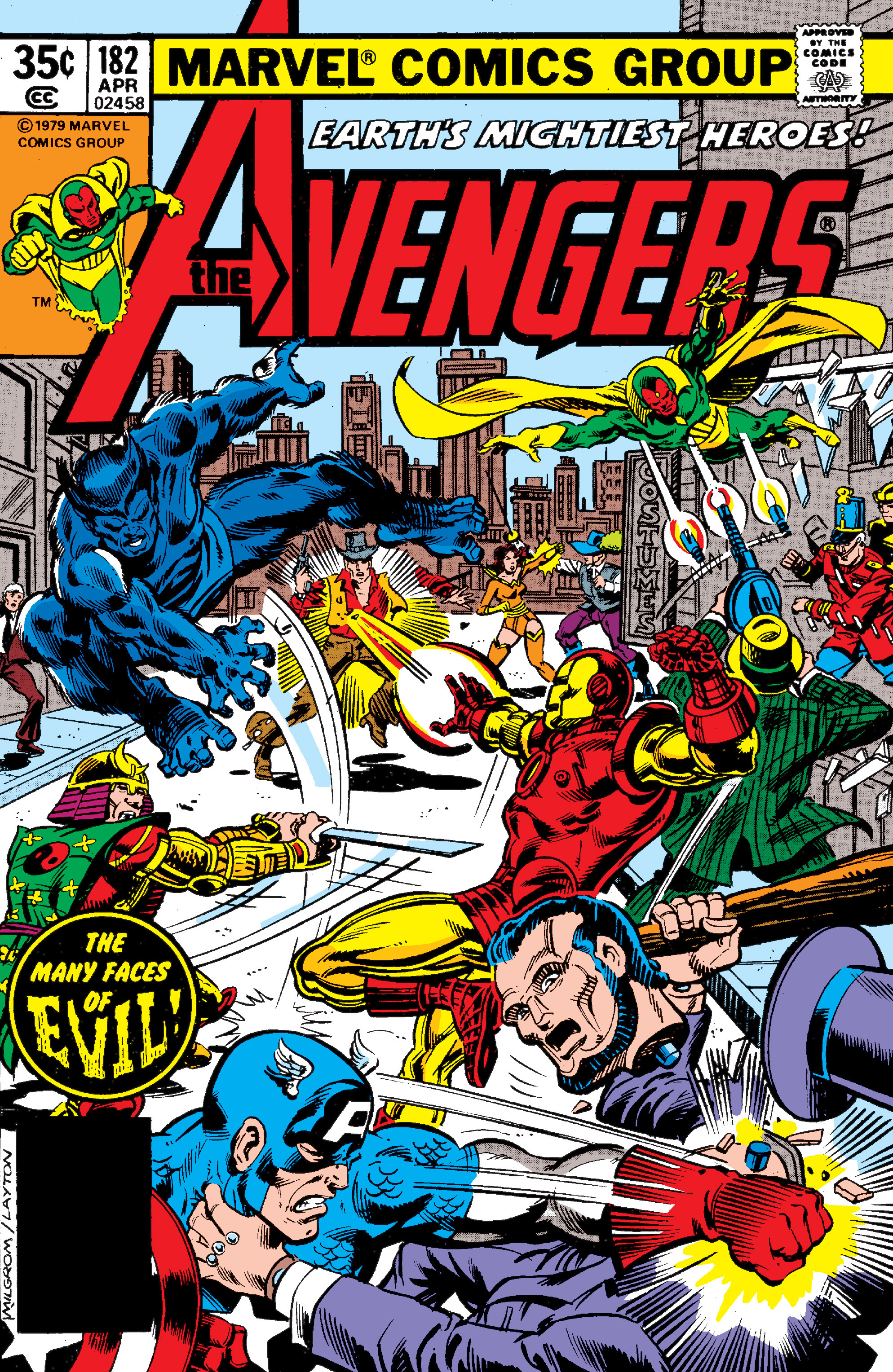 Read online The Avengers (1963) comic -  Issue #182 - 1