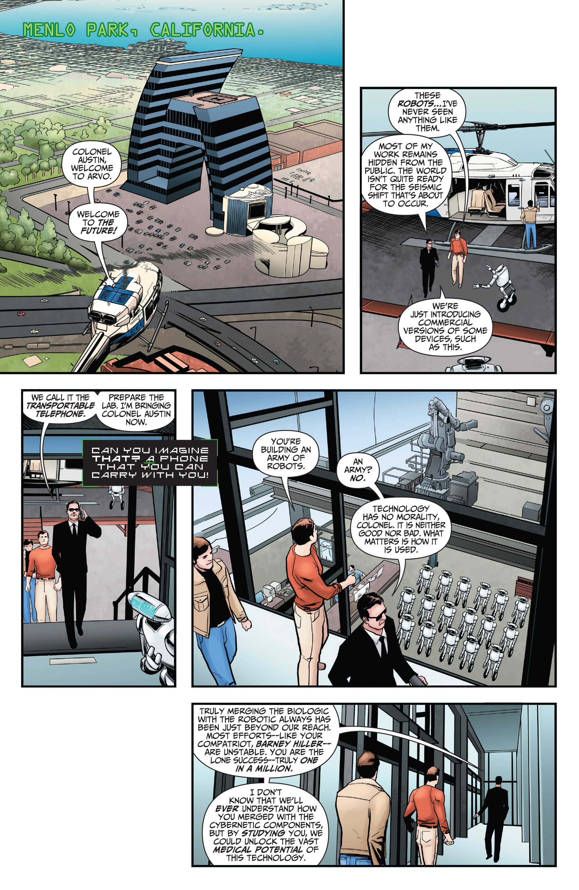 Read online The Six Million Dollar Man: Fall of Man comic -  Issue #2 - 5