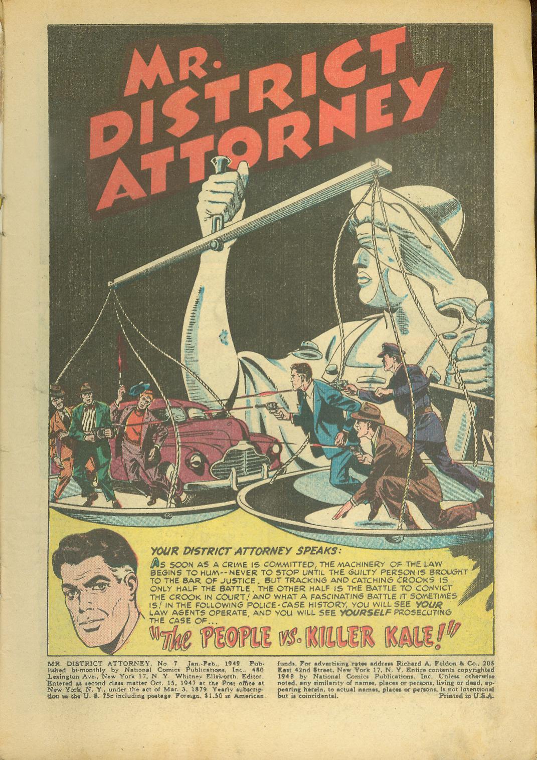 Read online Mr. District Attorney comic -  Issue #7 - 3