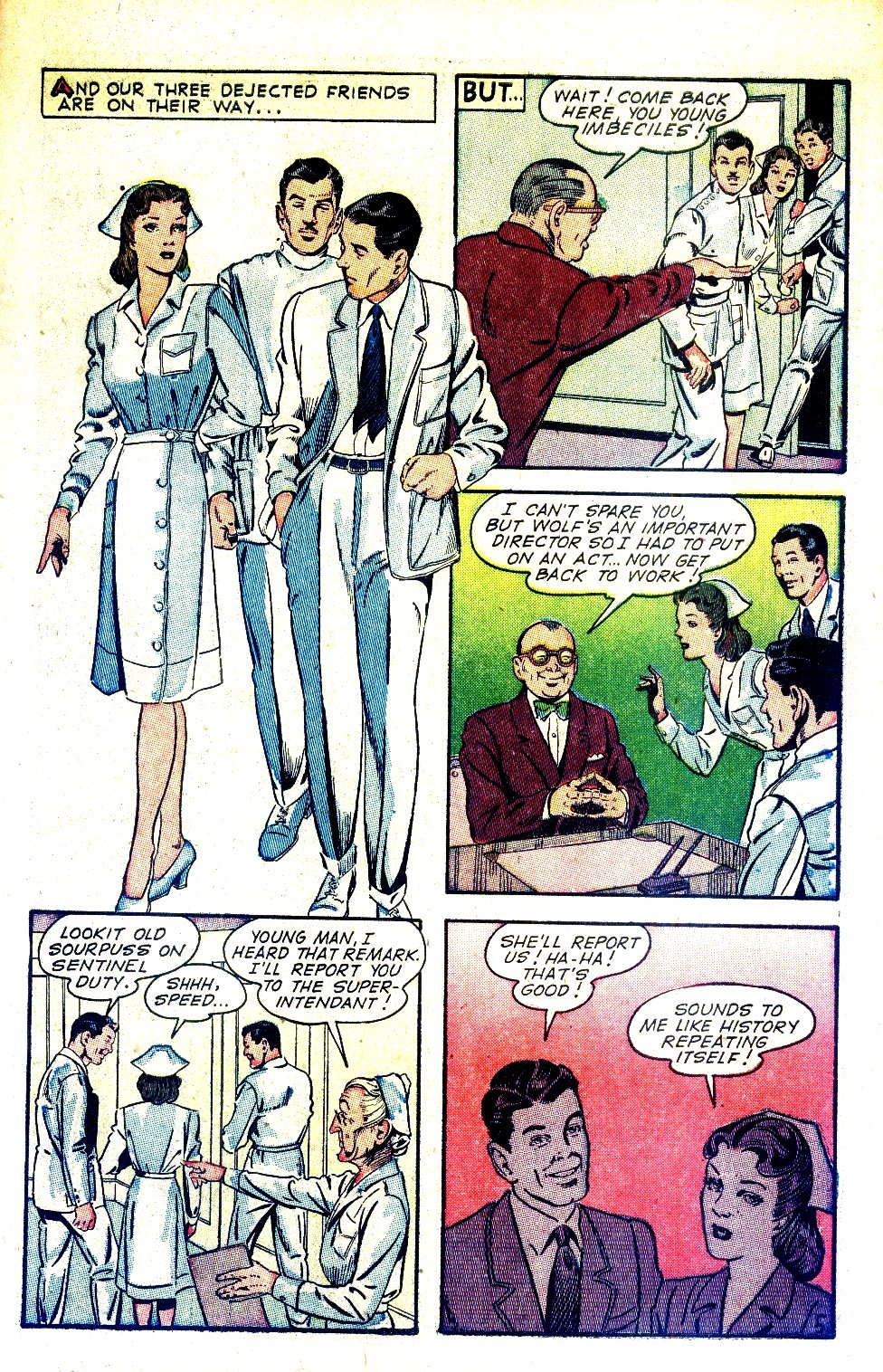 Read online Nellie The Nurse (1945) comic -  Issue #2 - 7