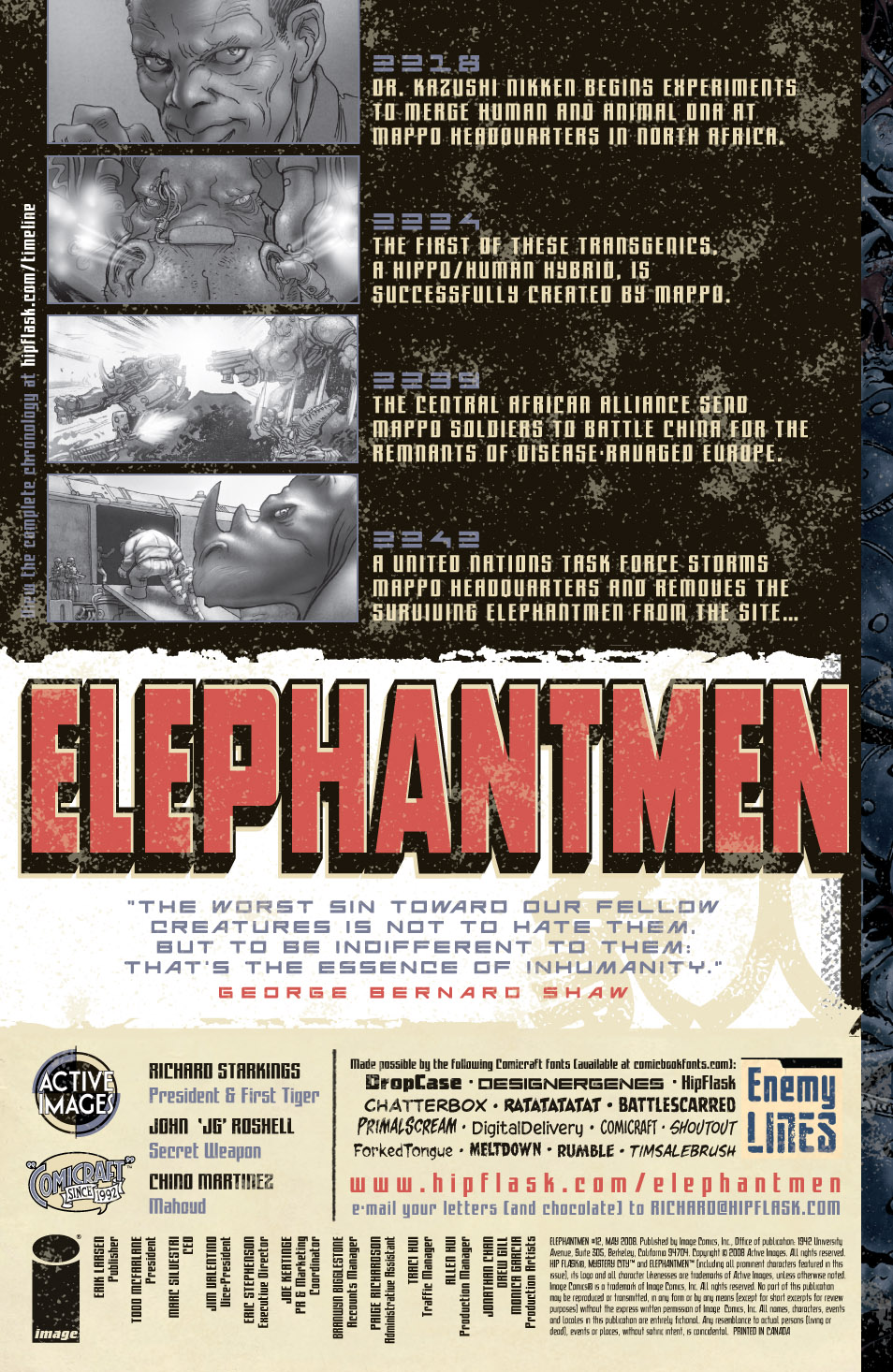 Read online Elephantmen comic -  Issue #12 - 3