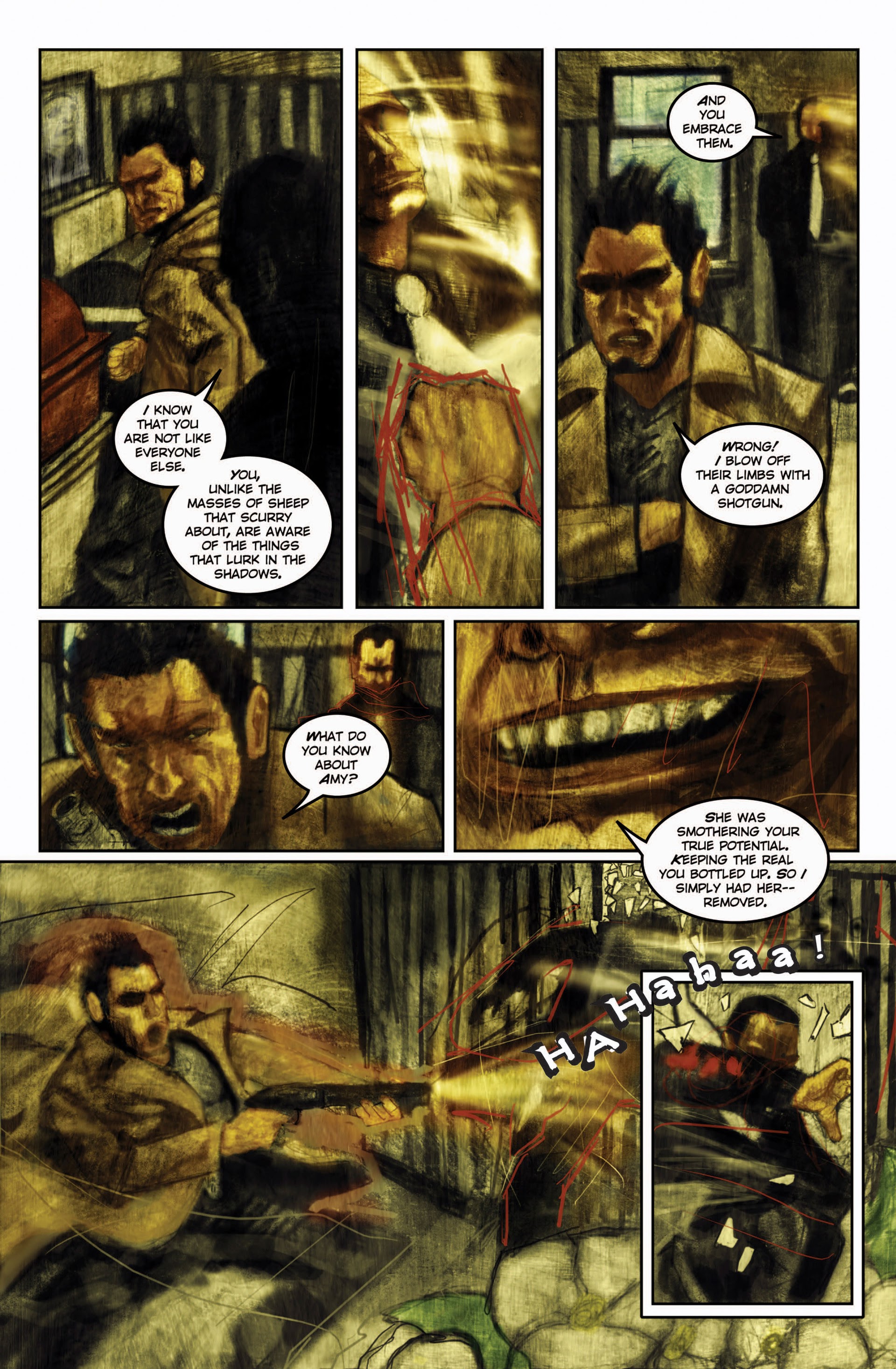 Read online Trenchcoats, Cigarettes and Shotguns comic -  Issue #1 - 8