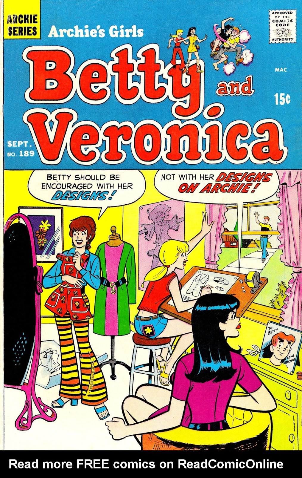 Archie's Girls Betty and Veronica 189 Page 1