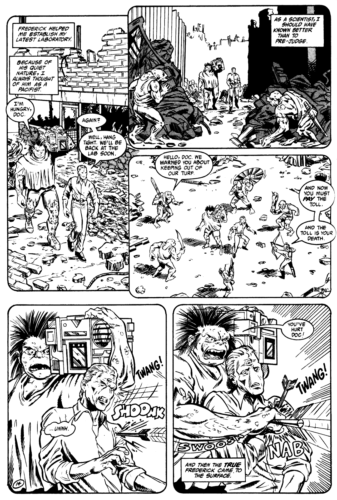 Read online Solo Ex-Mutants comic -  Issue #4 - 16