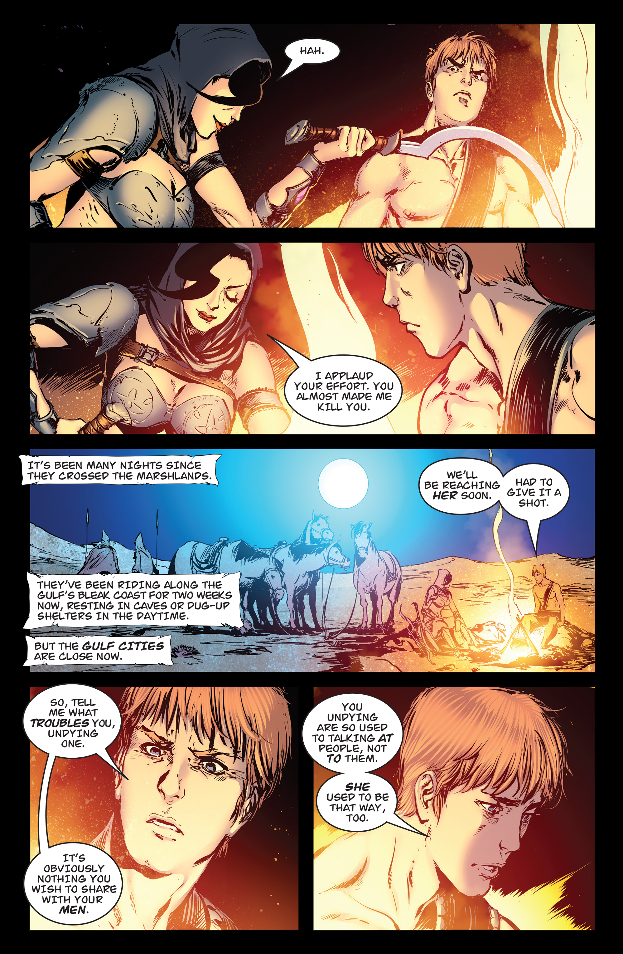 Read online Queen of Vampires comic -  Issue #7 - 4