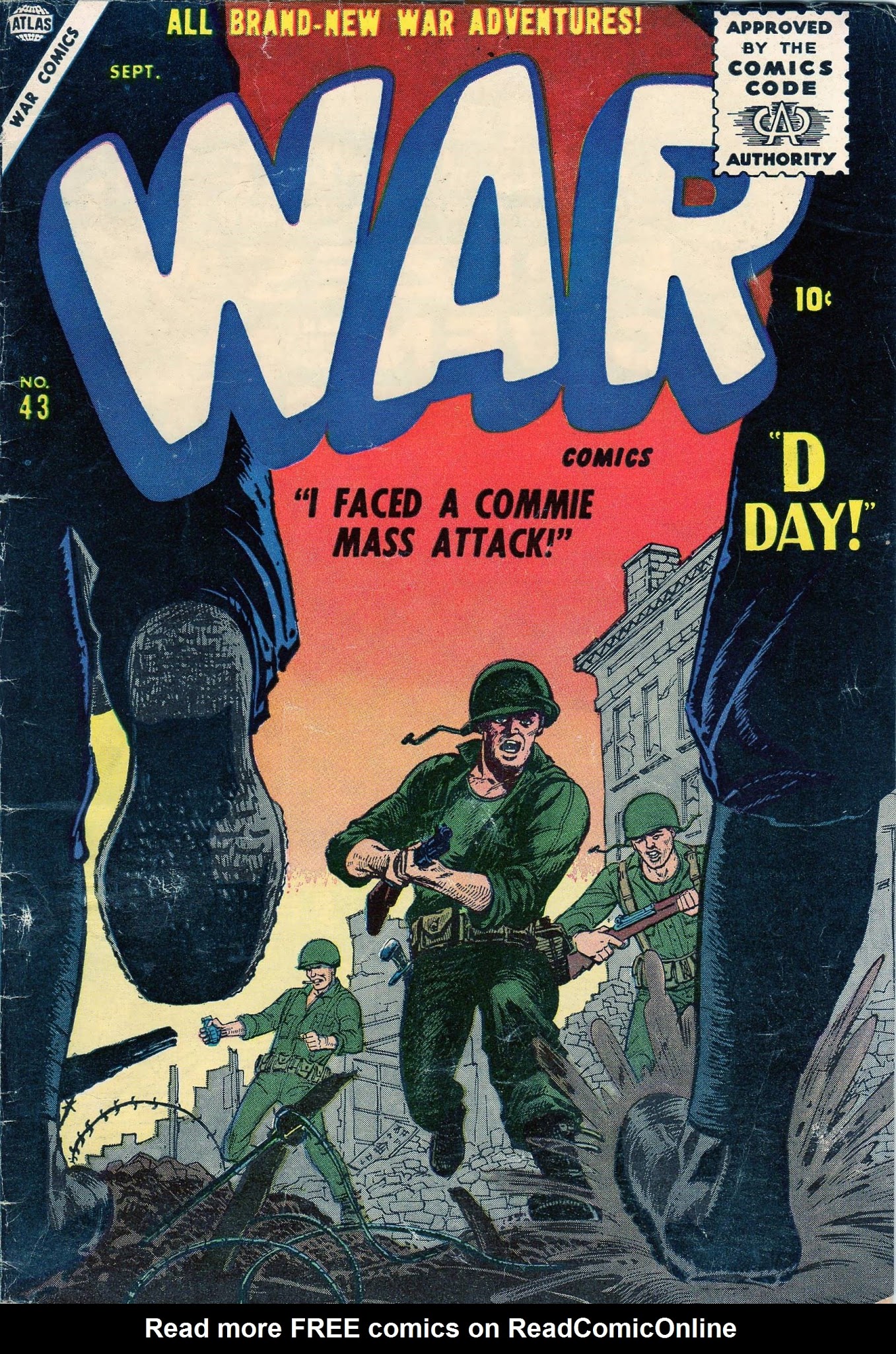 Read online War Comics comic -  Issue #43 - 1