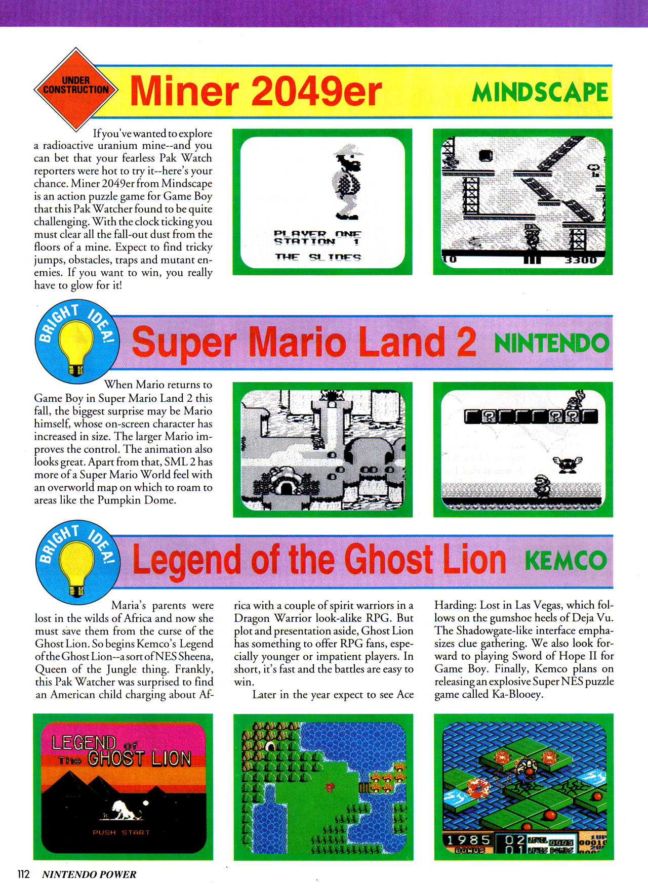 Read online Nintendo Power comic -  Issue #38 - 123
