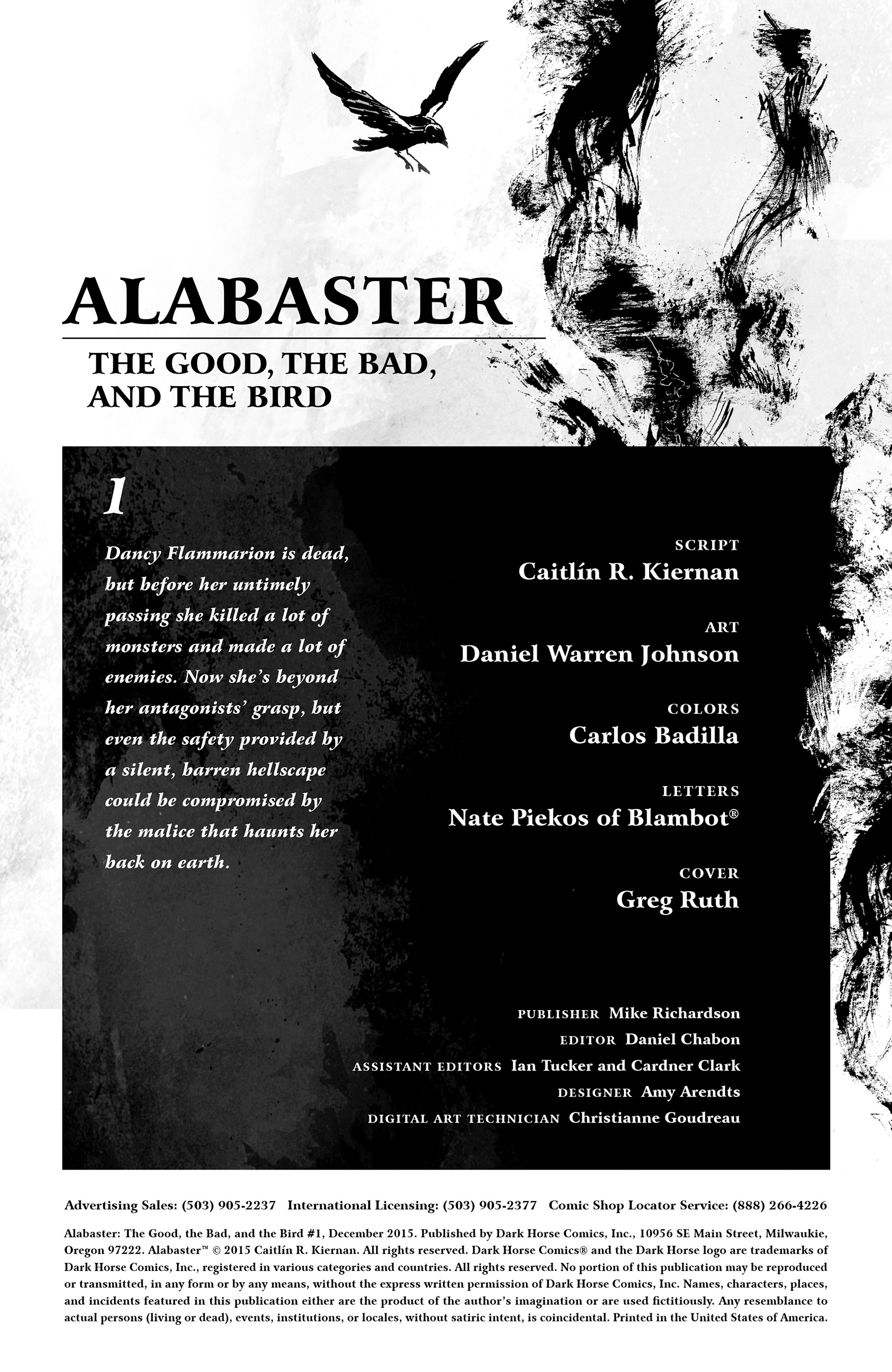 Read online Alabaster: The Good, the Bad and the Bird comic -  Issue #1 - 2