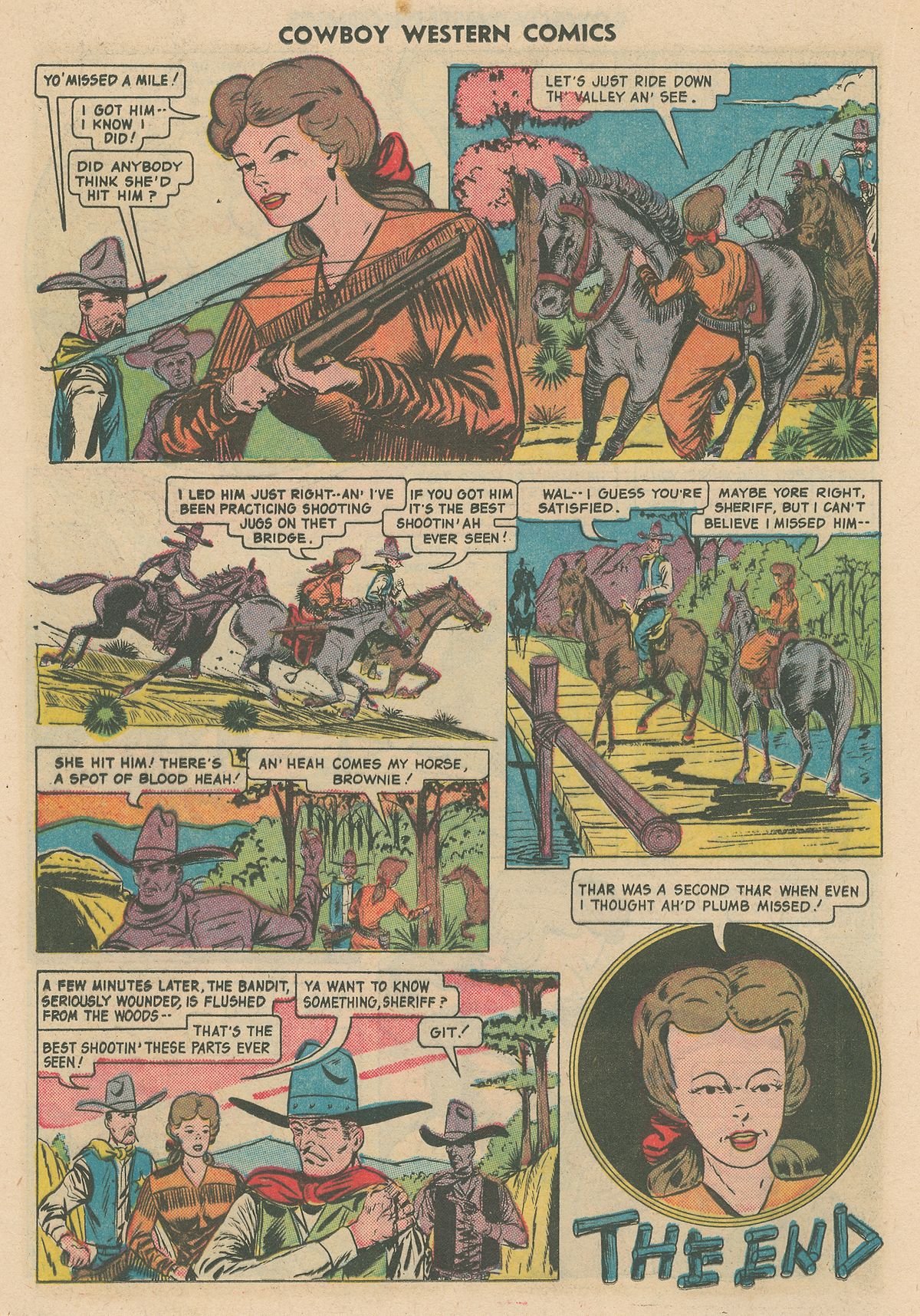 Read online Cowboy Western Comics (1948) comic -  Issue #31 - 16