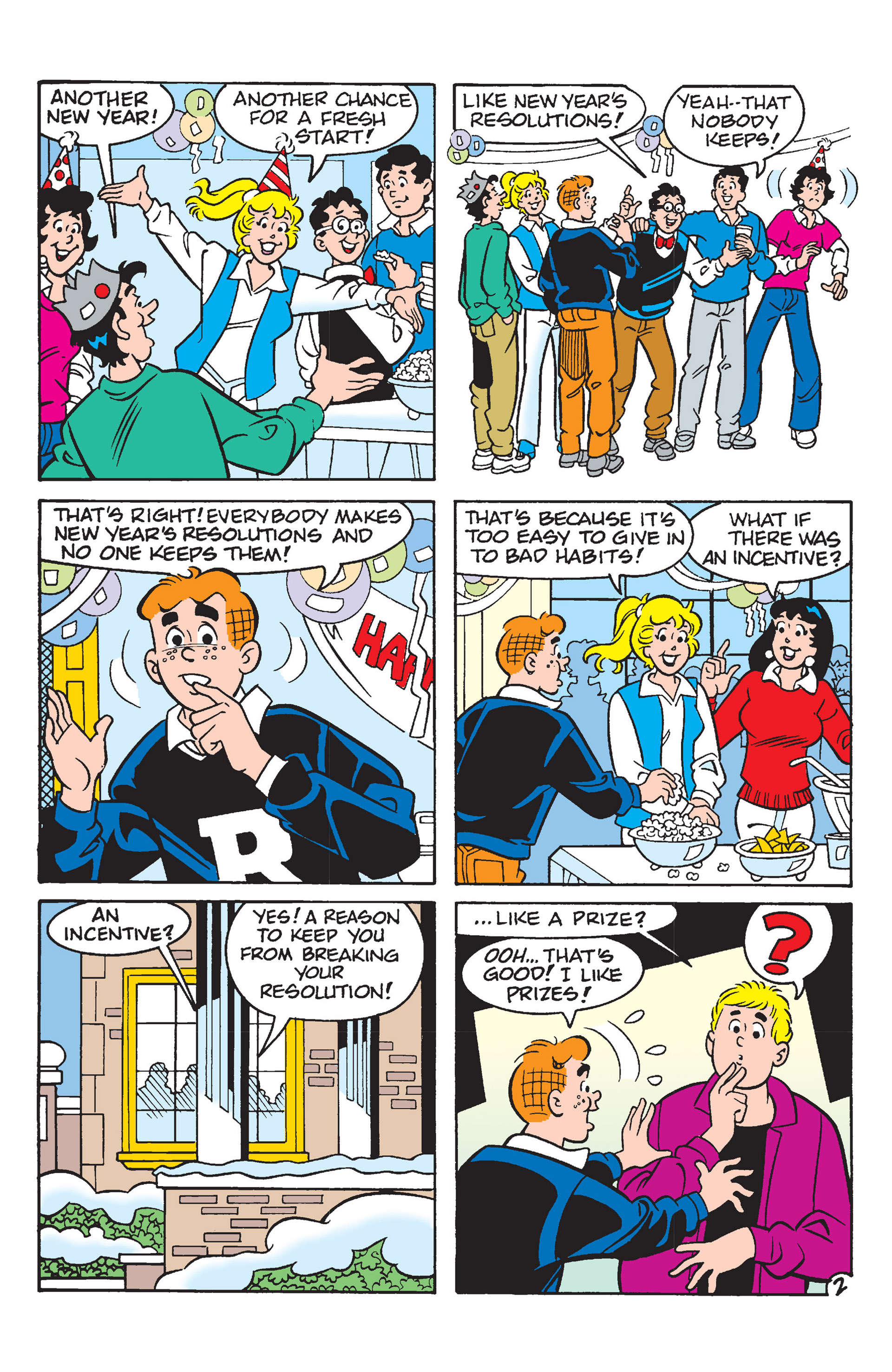 Read online Betty & Veronica New Year's Resolutions comic -  Issue # TPB - 98