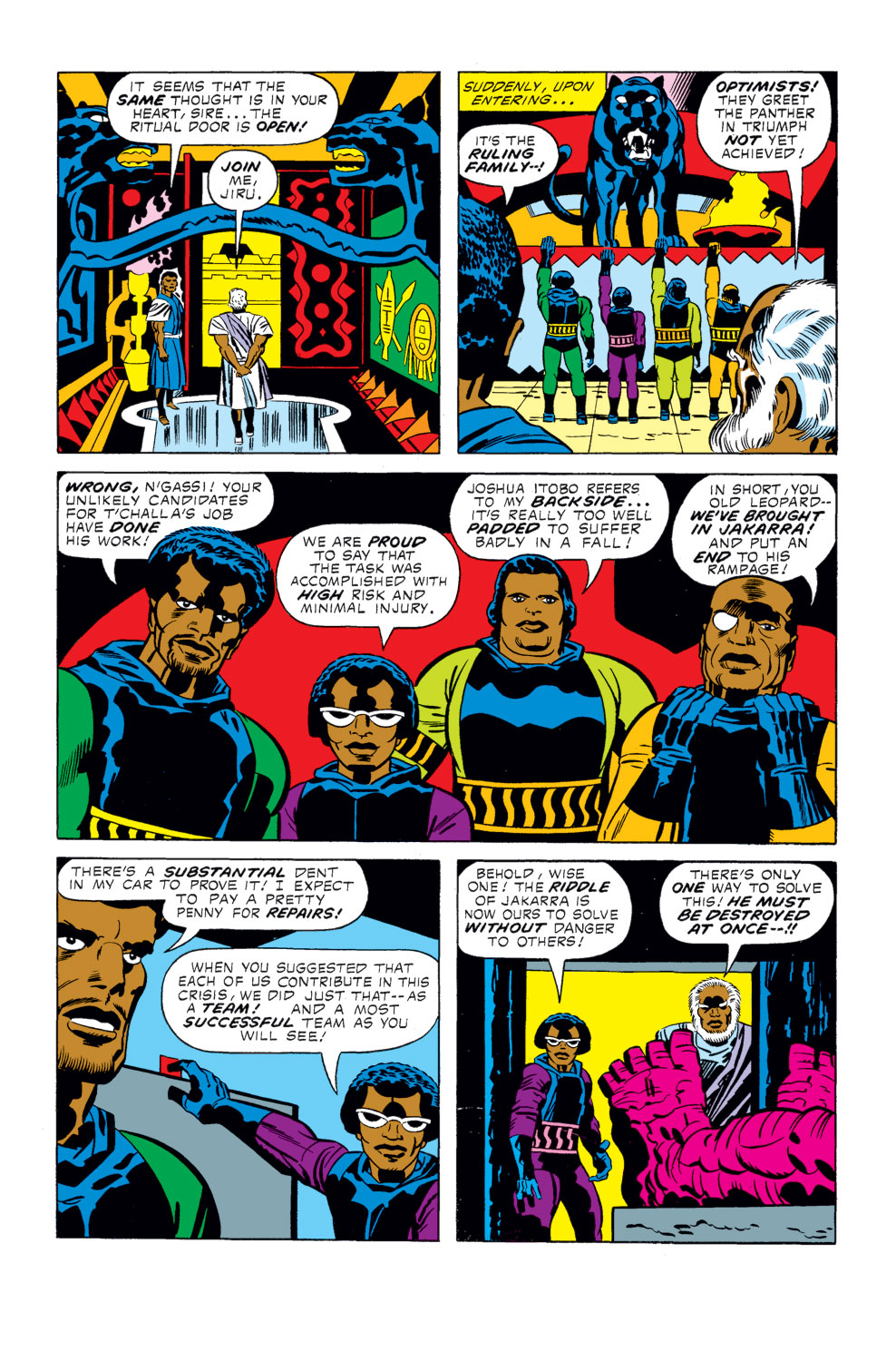 Read online Black Panther (1977) comic -  Issue #9 - 10