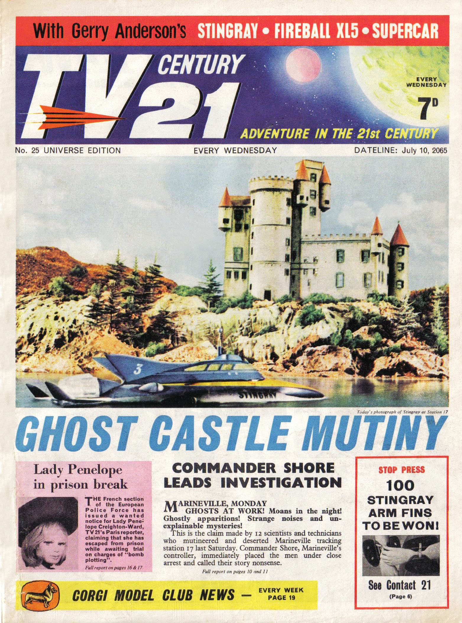 Read online TV Century 21 (TV 21) comic -  Issue #25 - 1