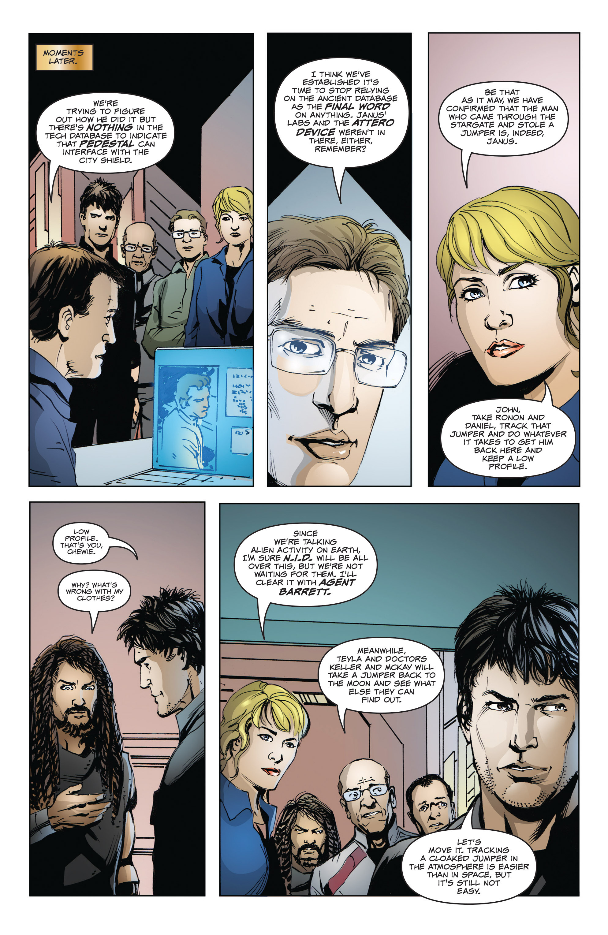 Read online Stargate Atlantis Back to Pegasus comic -  Issue #3 - 10