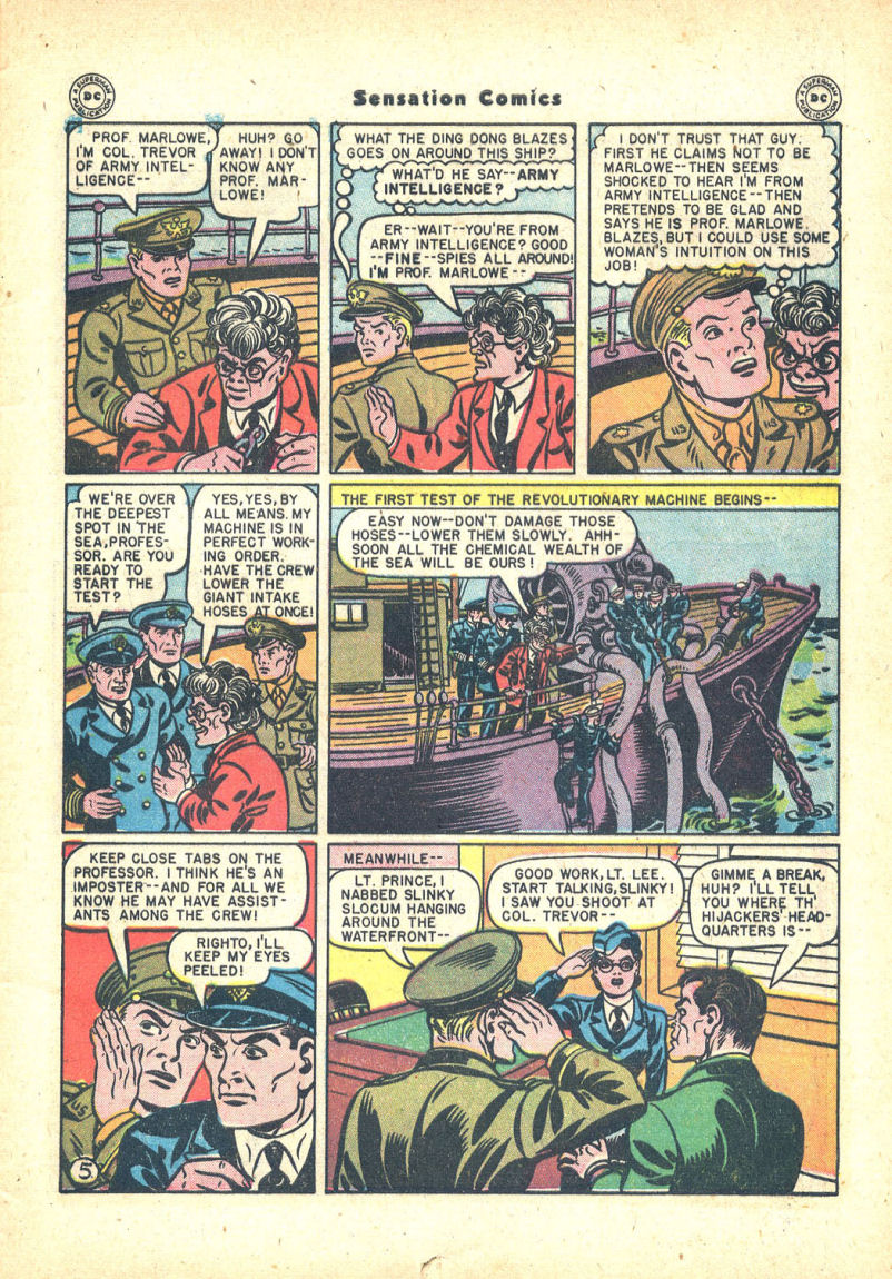 Read online Sensation (Mystery) Comics comic -  Issue #68 - 7