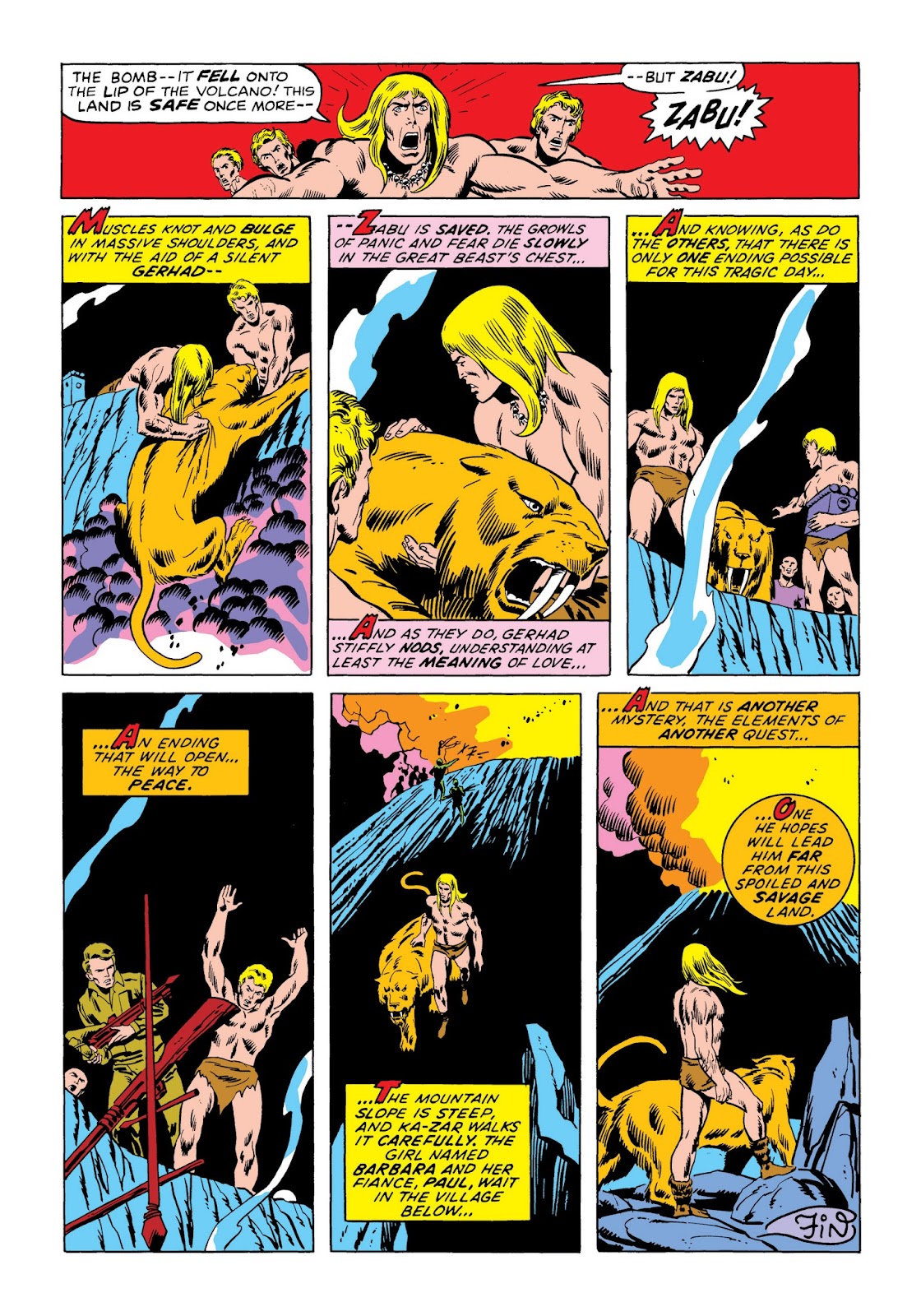 Marvel Masterworks: Ka-Zar issue TPB 1 - Page 166