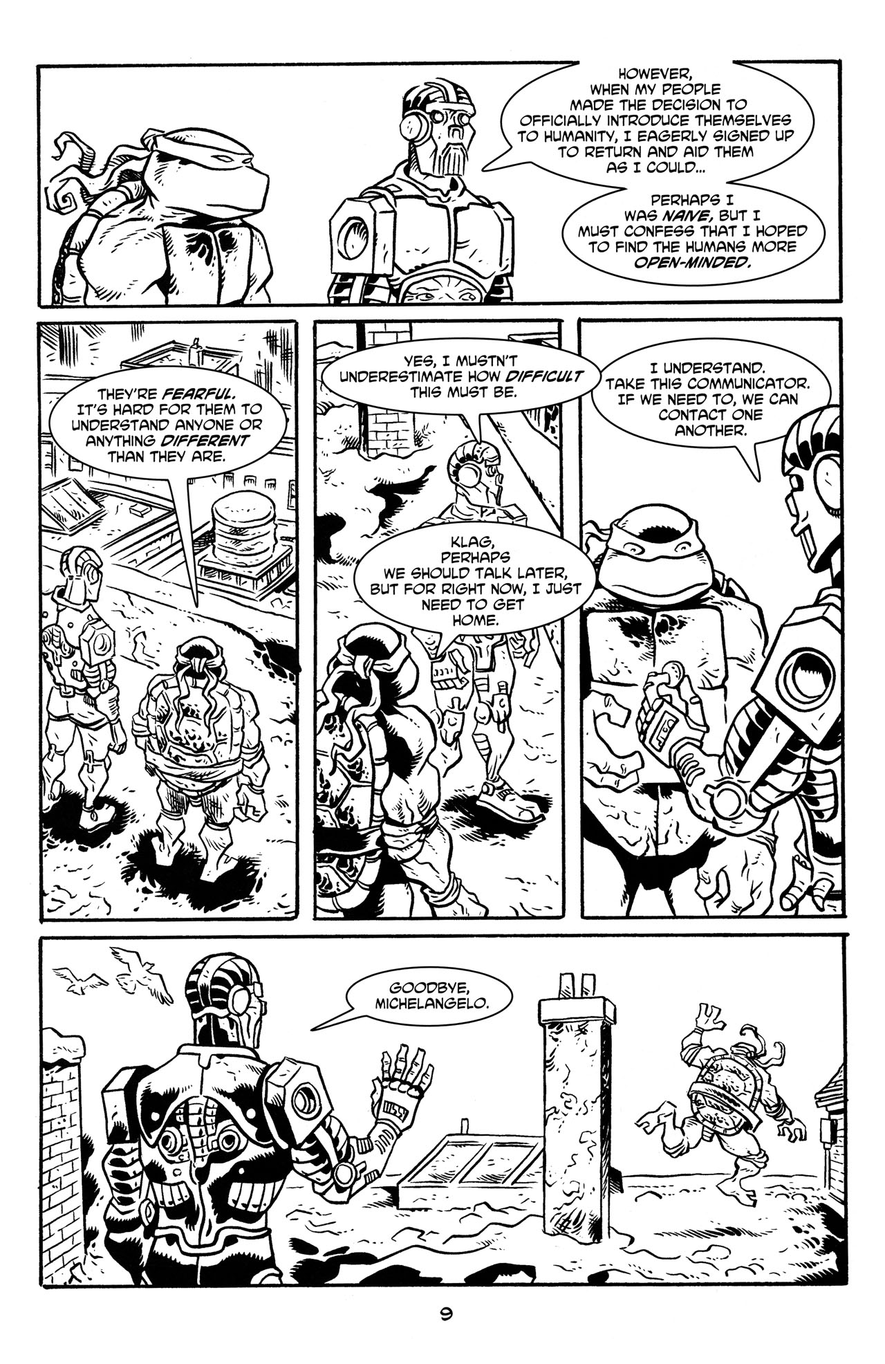 Read online Michelangelo The Third Kind comic -  Issue #2 - 11