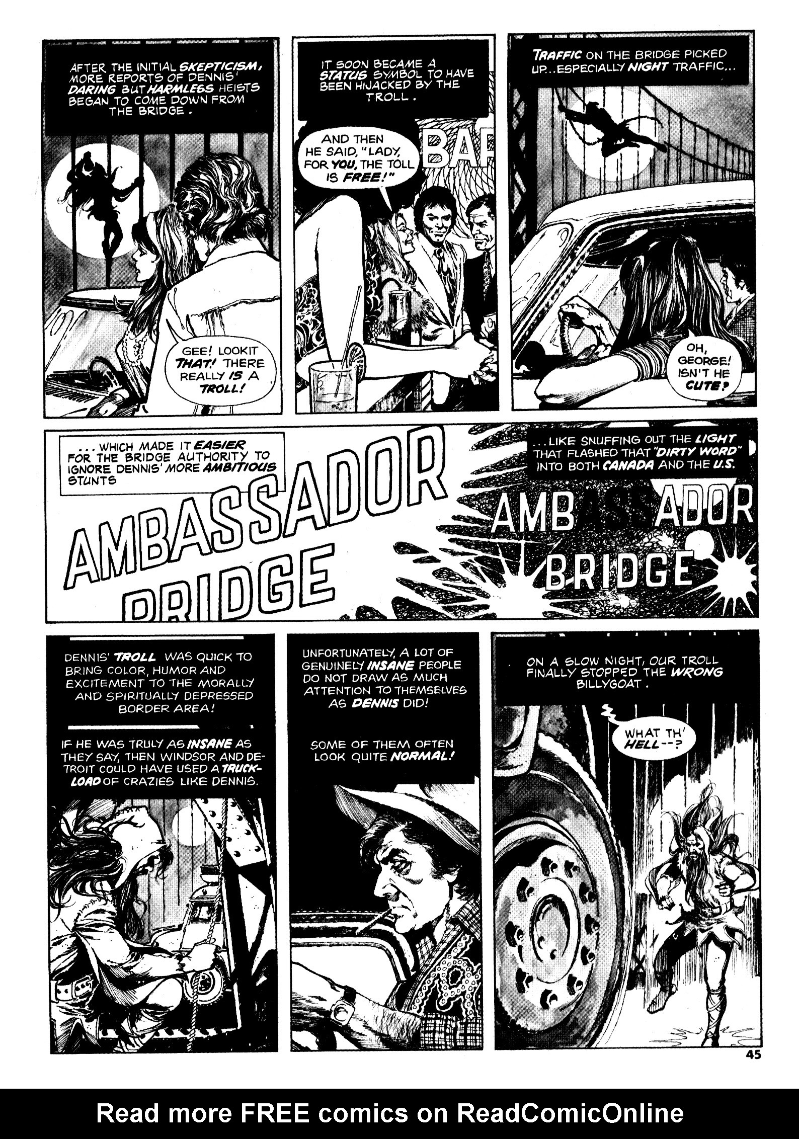 Read online Vampirella (1969) comic -  Issue #44 - 45