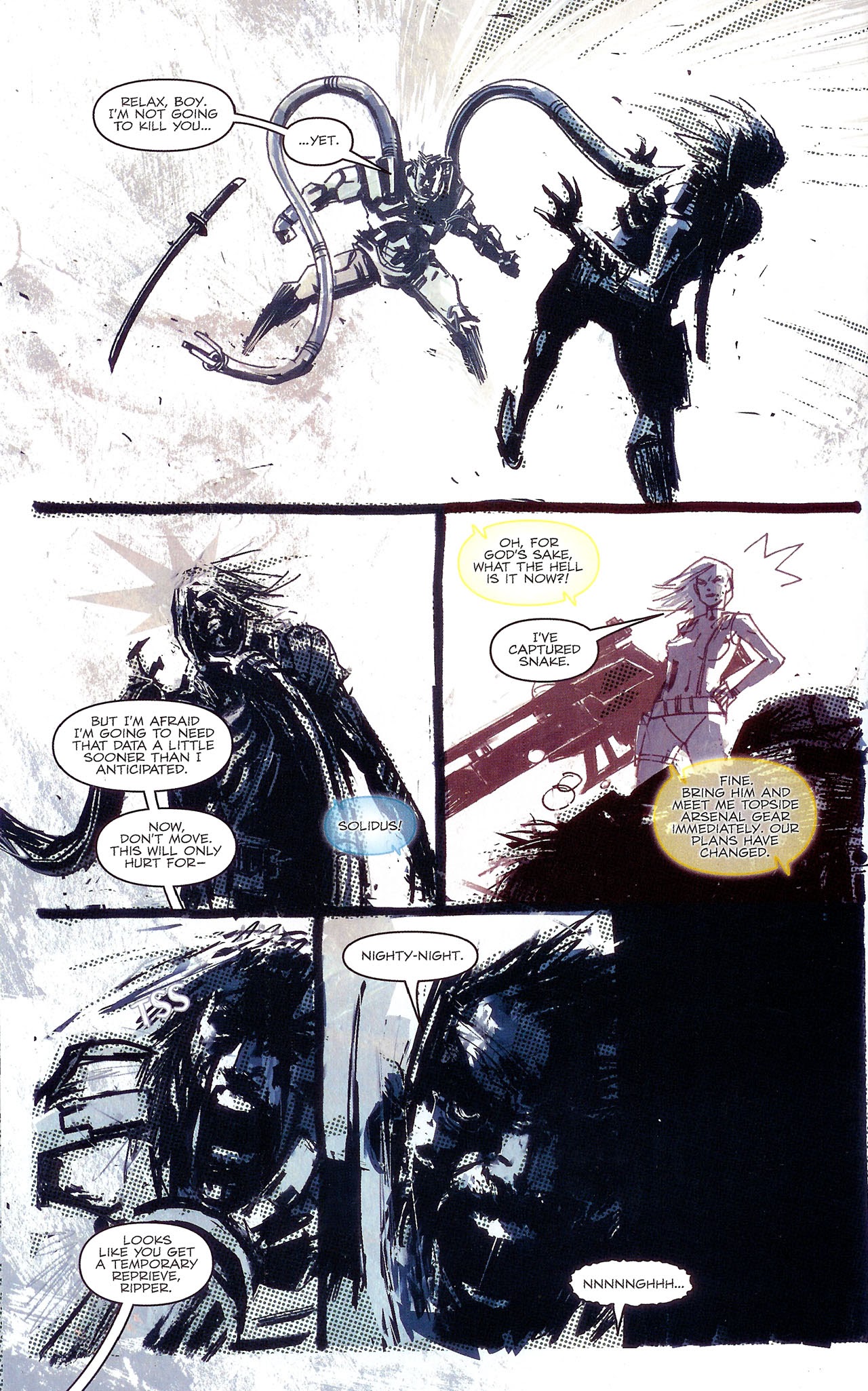 Read online Metal Gear Solid: Sons of Liberty comic -  Issue #11 - 16