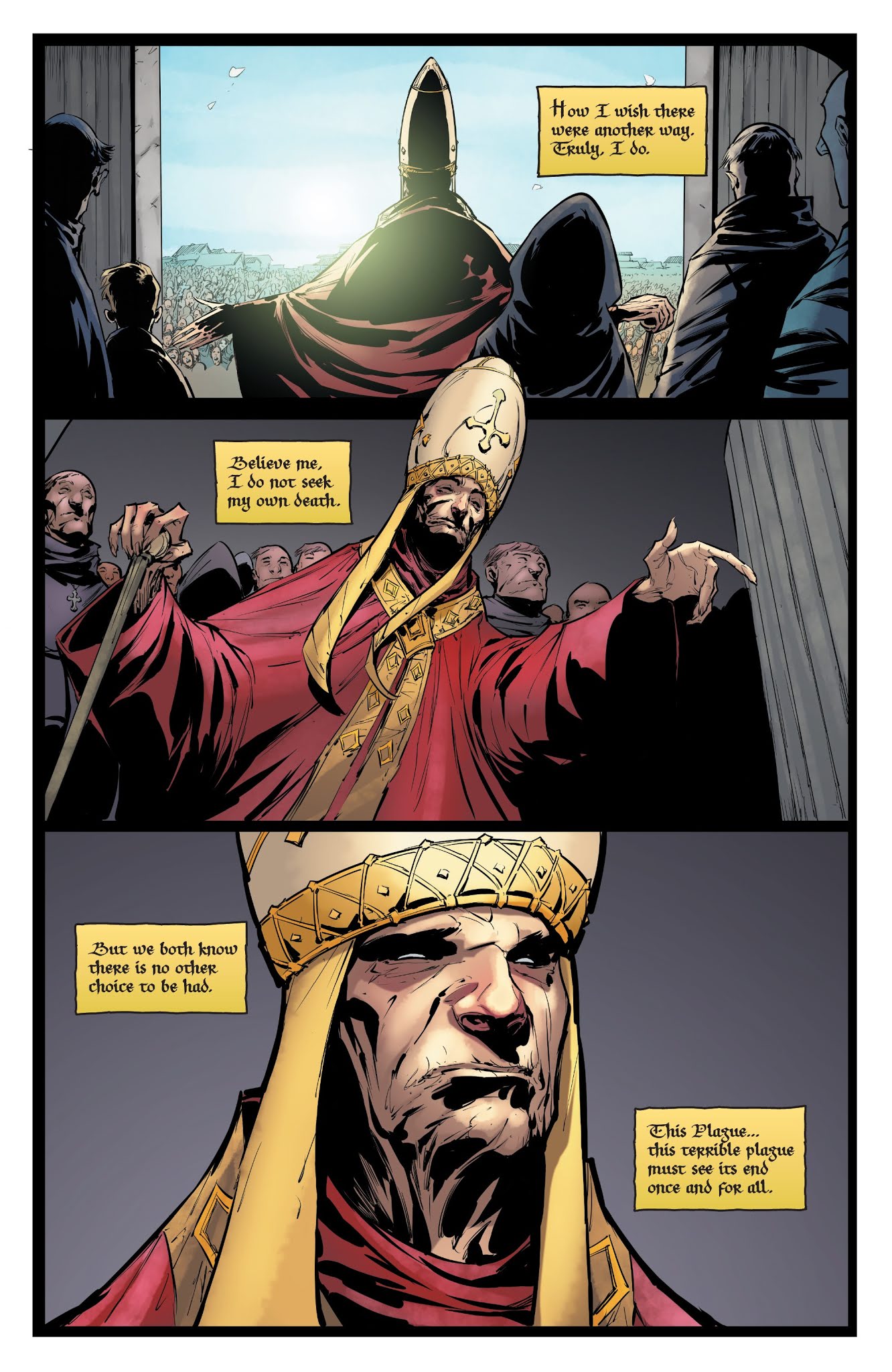 Read online Pestilence: A Story of Satan comic -  Issue #5 - 4