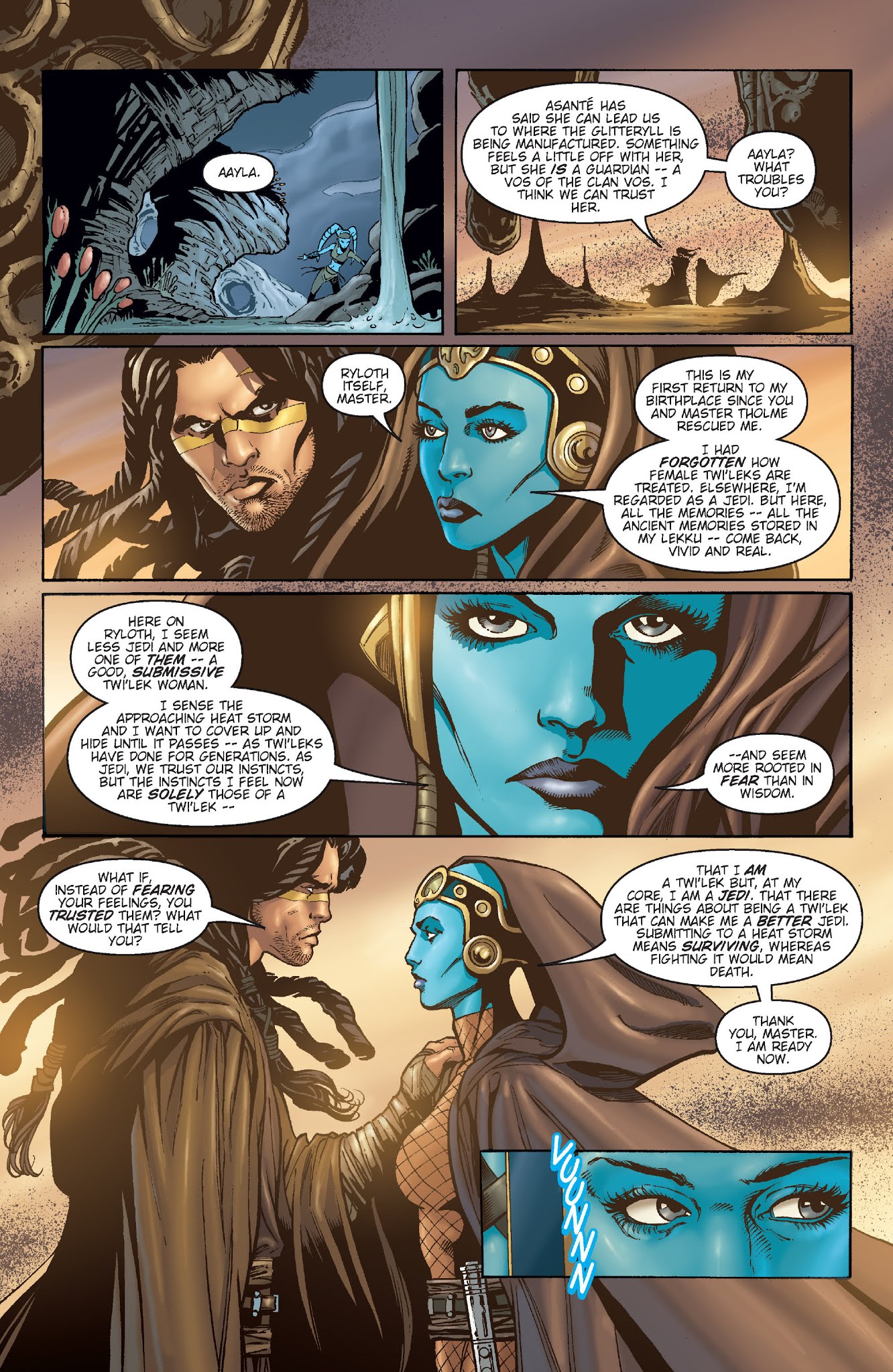 Read online Star Wars: Jedi comic -  Issue # Issue Aayla Secura - 30